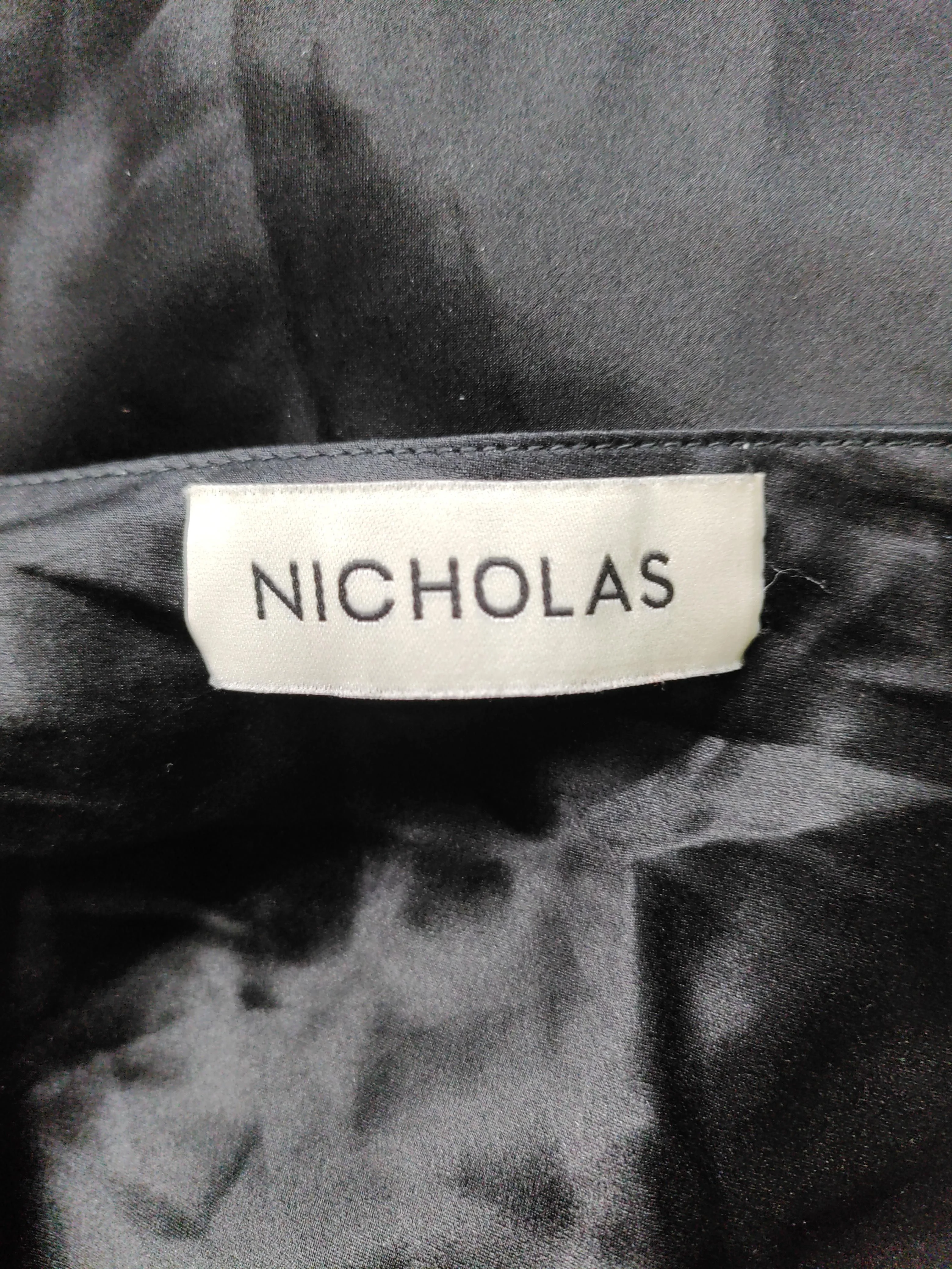Nicholas Slip Maxi Dress UK12 in Black - Image 5