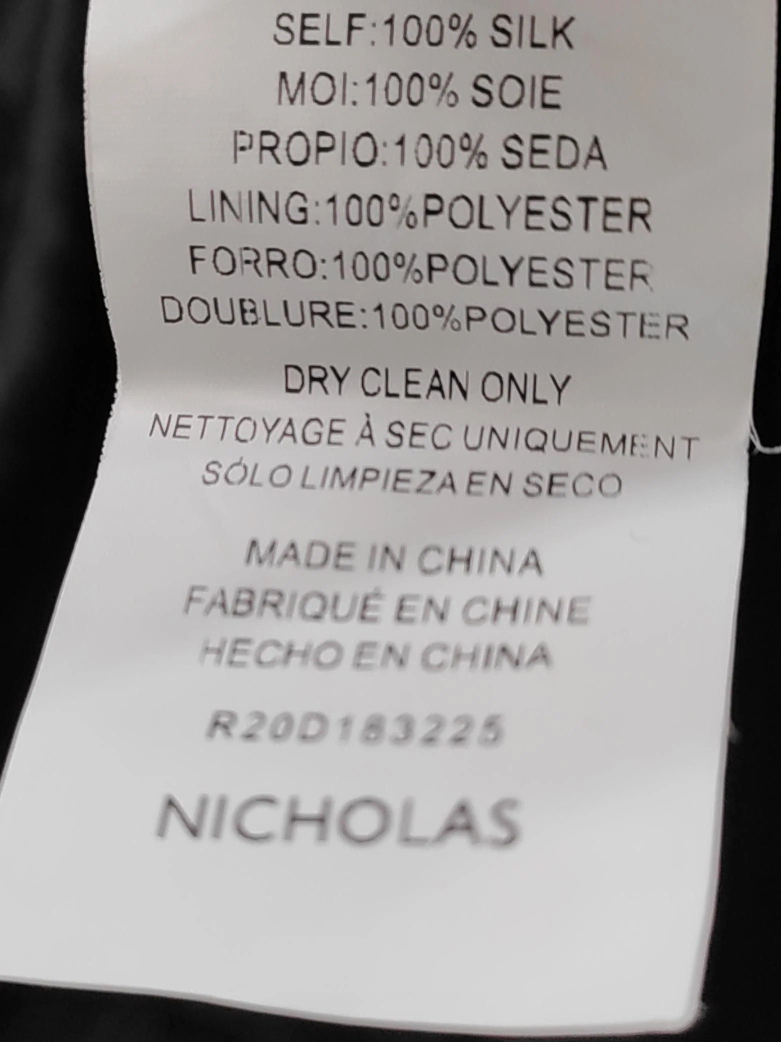 Nicholas Slip Maxi Dress UK12 in Black - Image 6