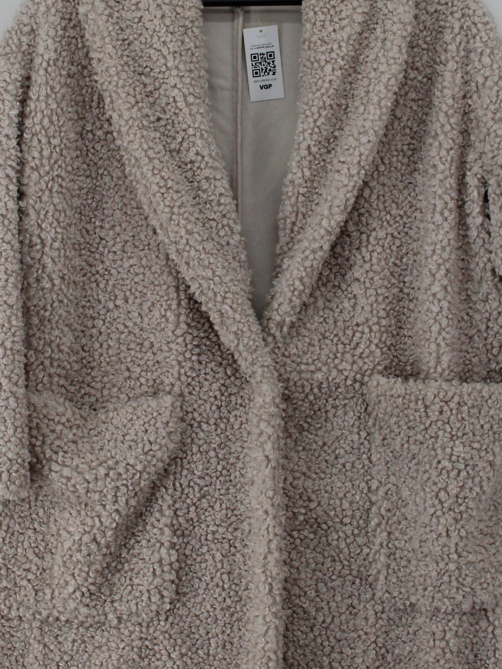 Nicole Farhi Women's Coat S Cream 100% Polyester Puffer Jacket - Image 3