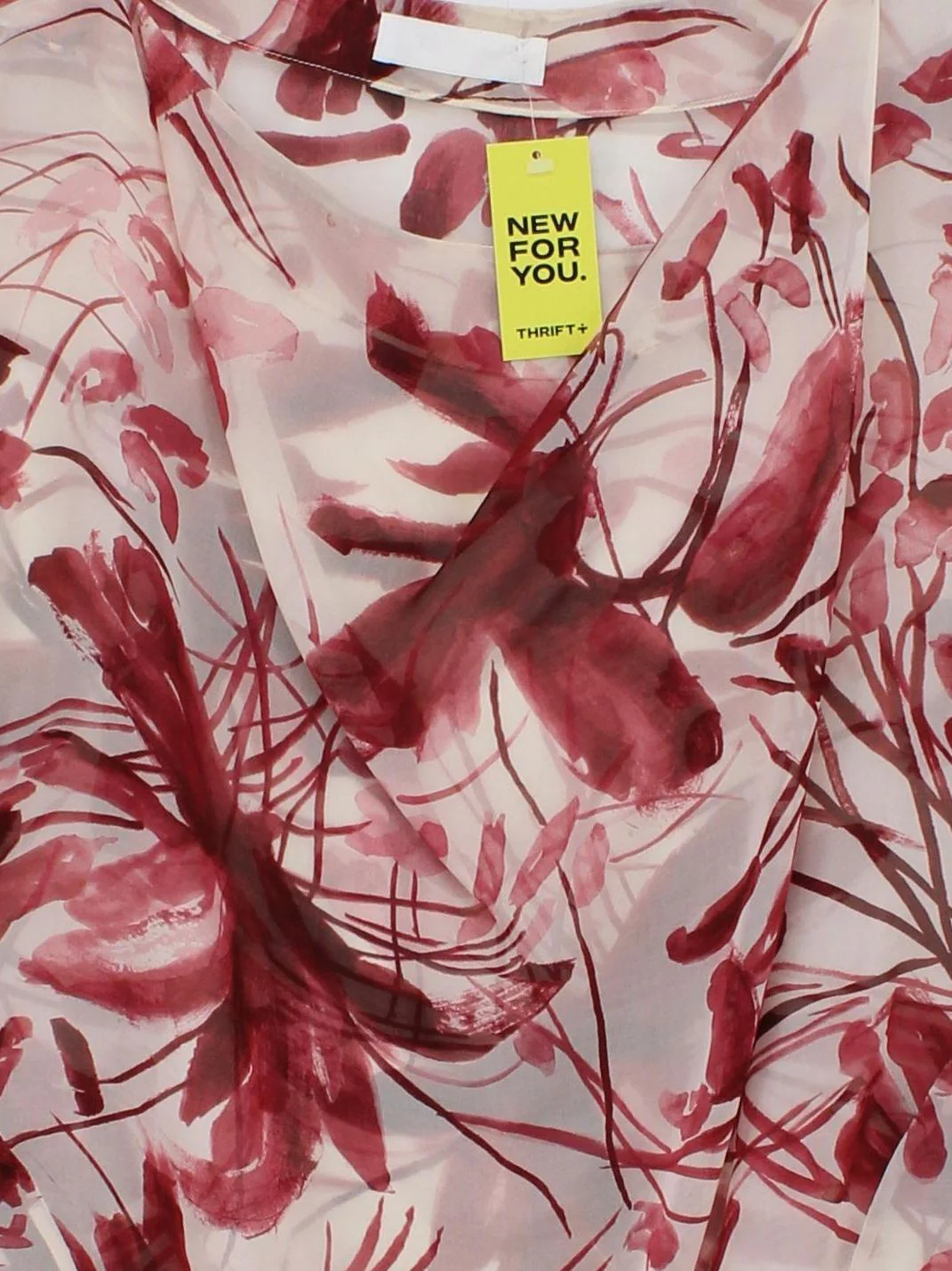 Nicole Farhi Women's Top S White Floral 100% Other Sleeveless Round Neck Basic - Image 3