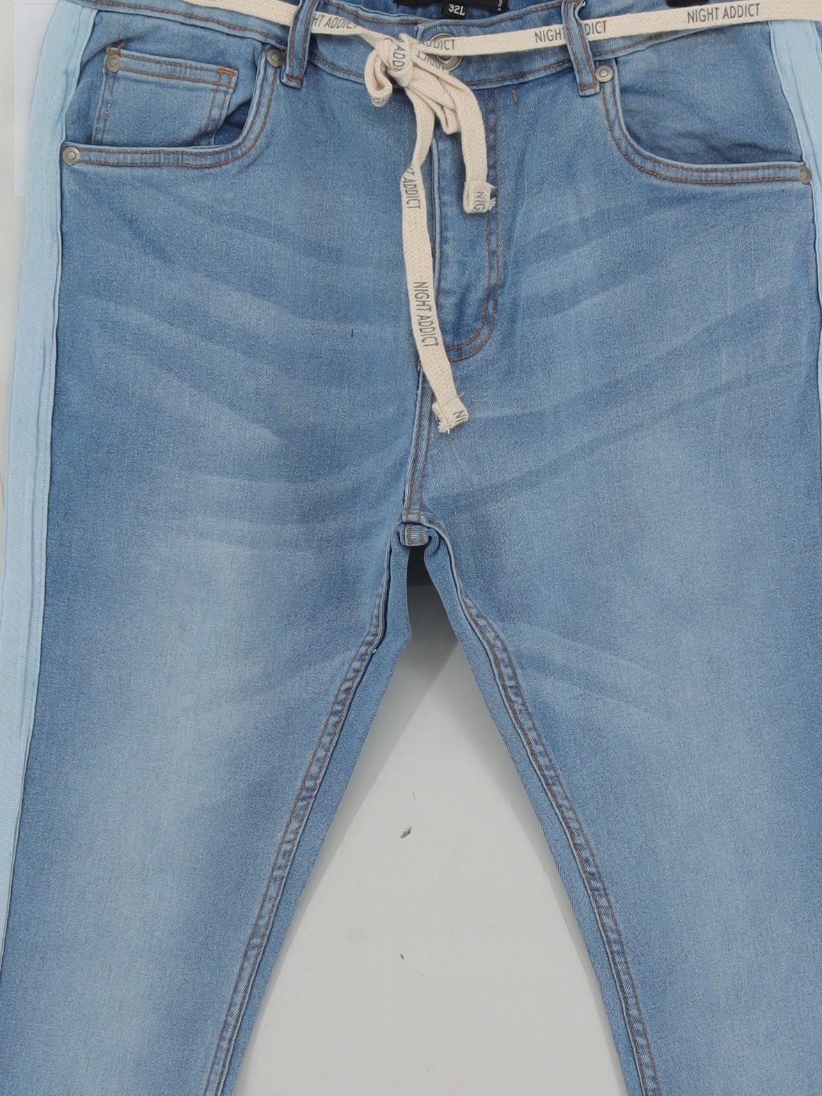 Night Addict Men's Jeans W 32 in Blue Cotton with Elastane Skinny New with tags - Image 3