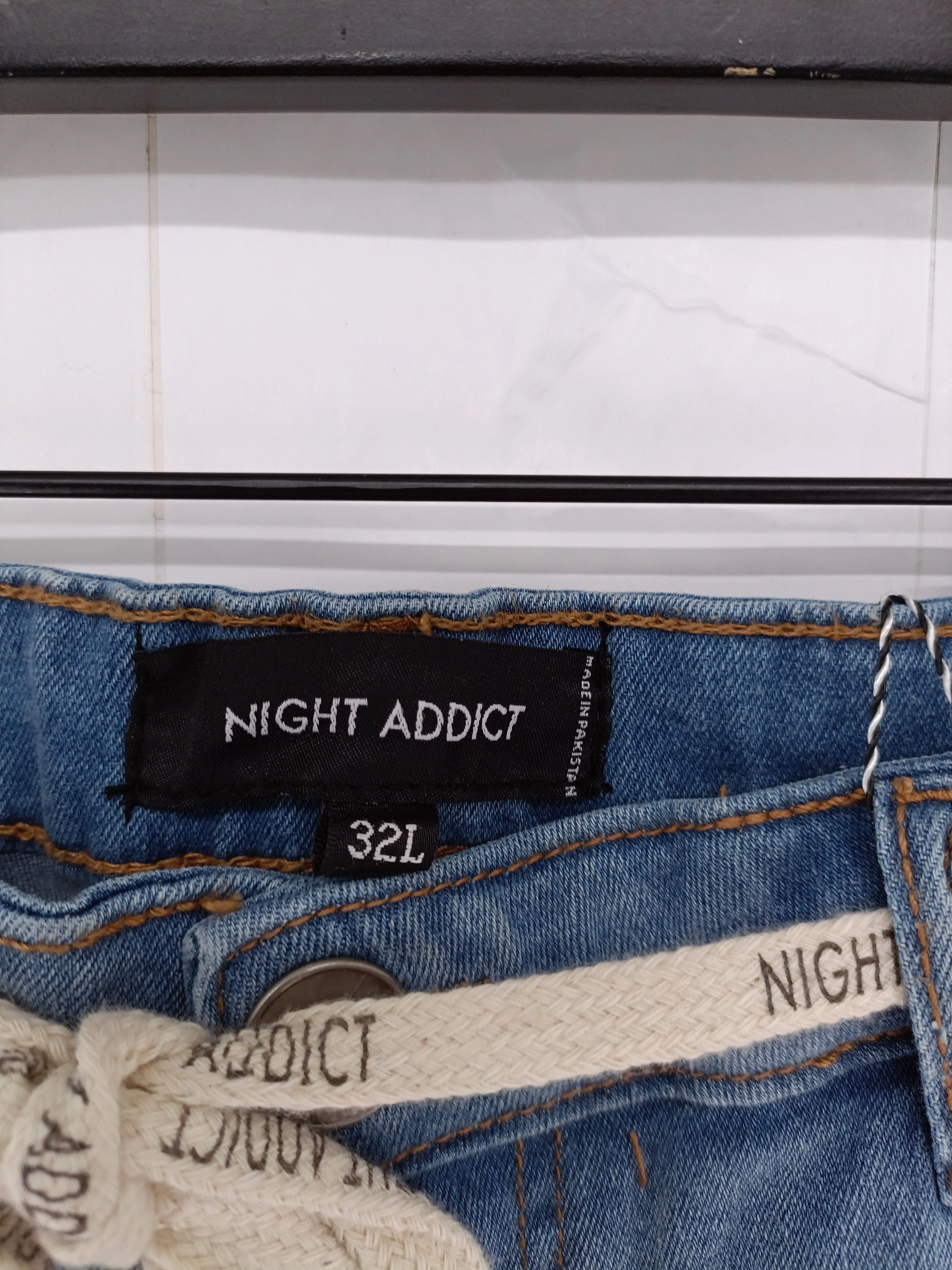 Night Addict Men's Jeans W 32 in Blue Cotton with Elastane Skinny New with tags - Image 5