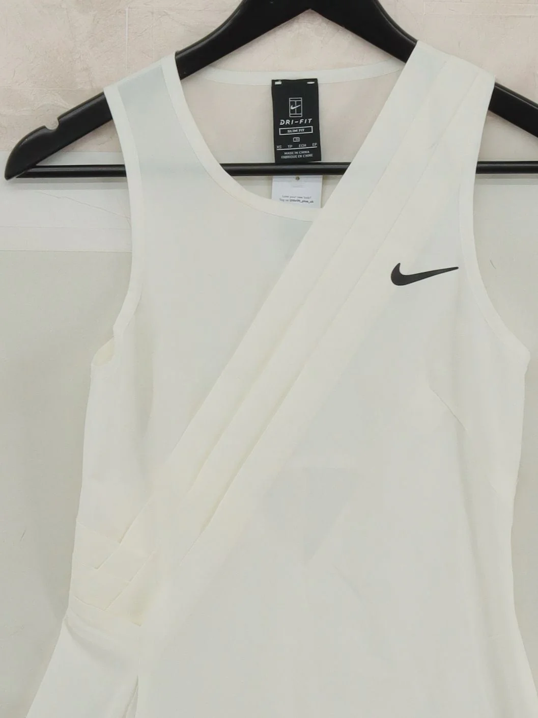 Nike A-Line Mini Dress XS in White - Image 3