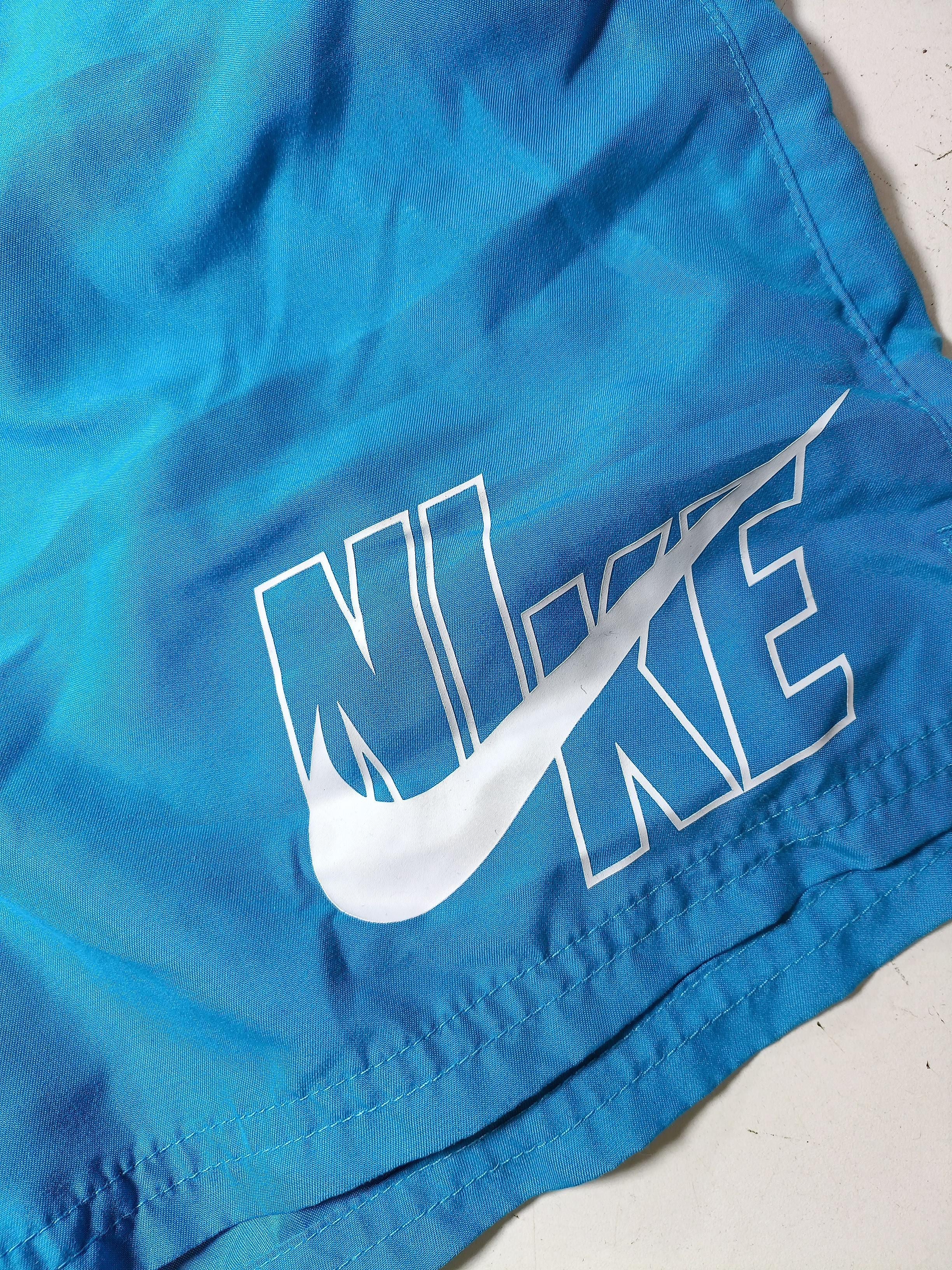 Nike athletic swim trunks in blue - Image 5