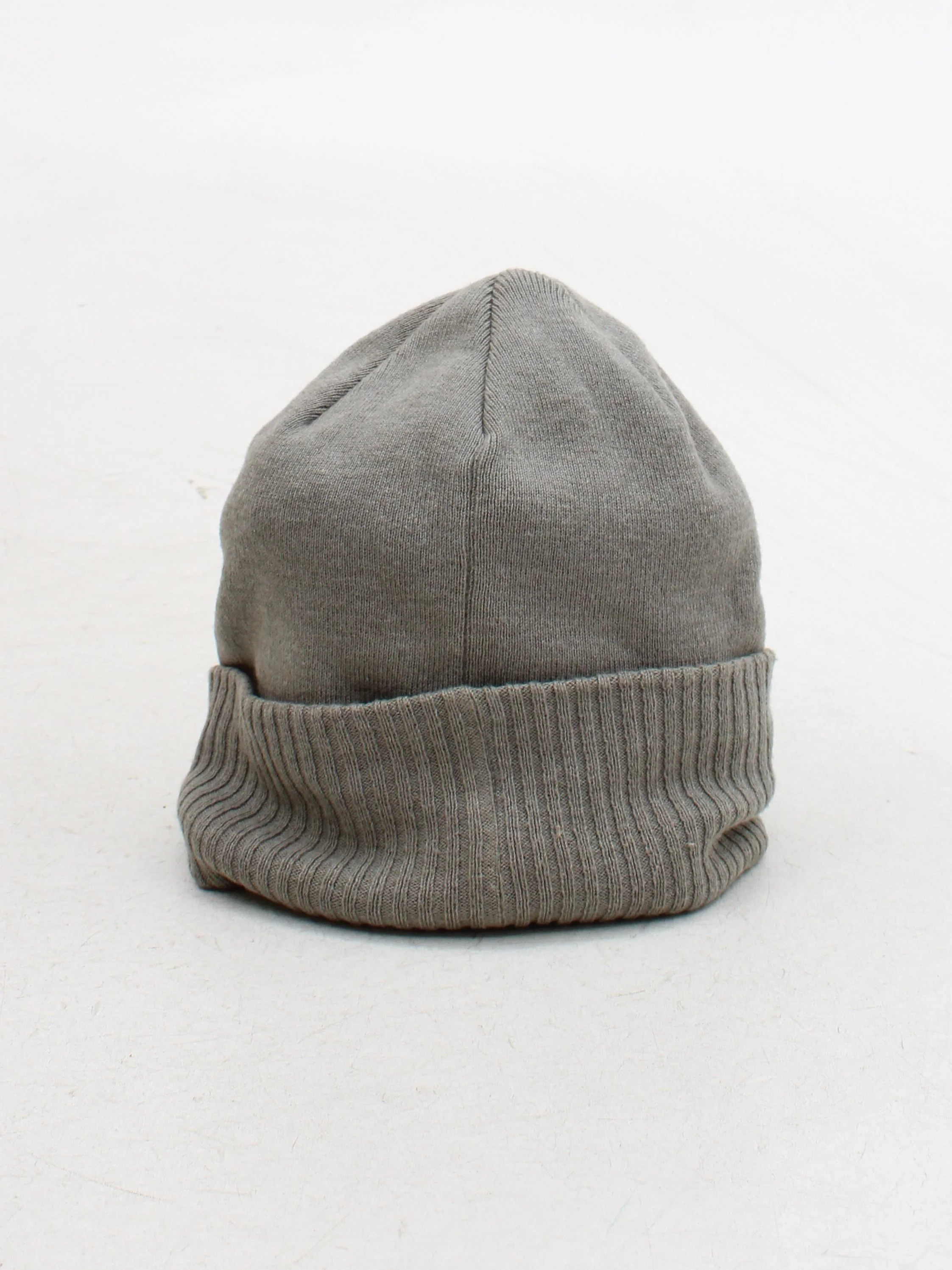 Nike Men's Hat M Grey Cotton with Acrylic Beanie - Image 2