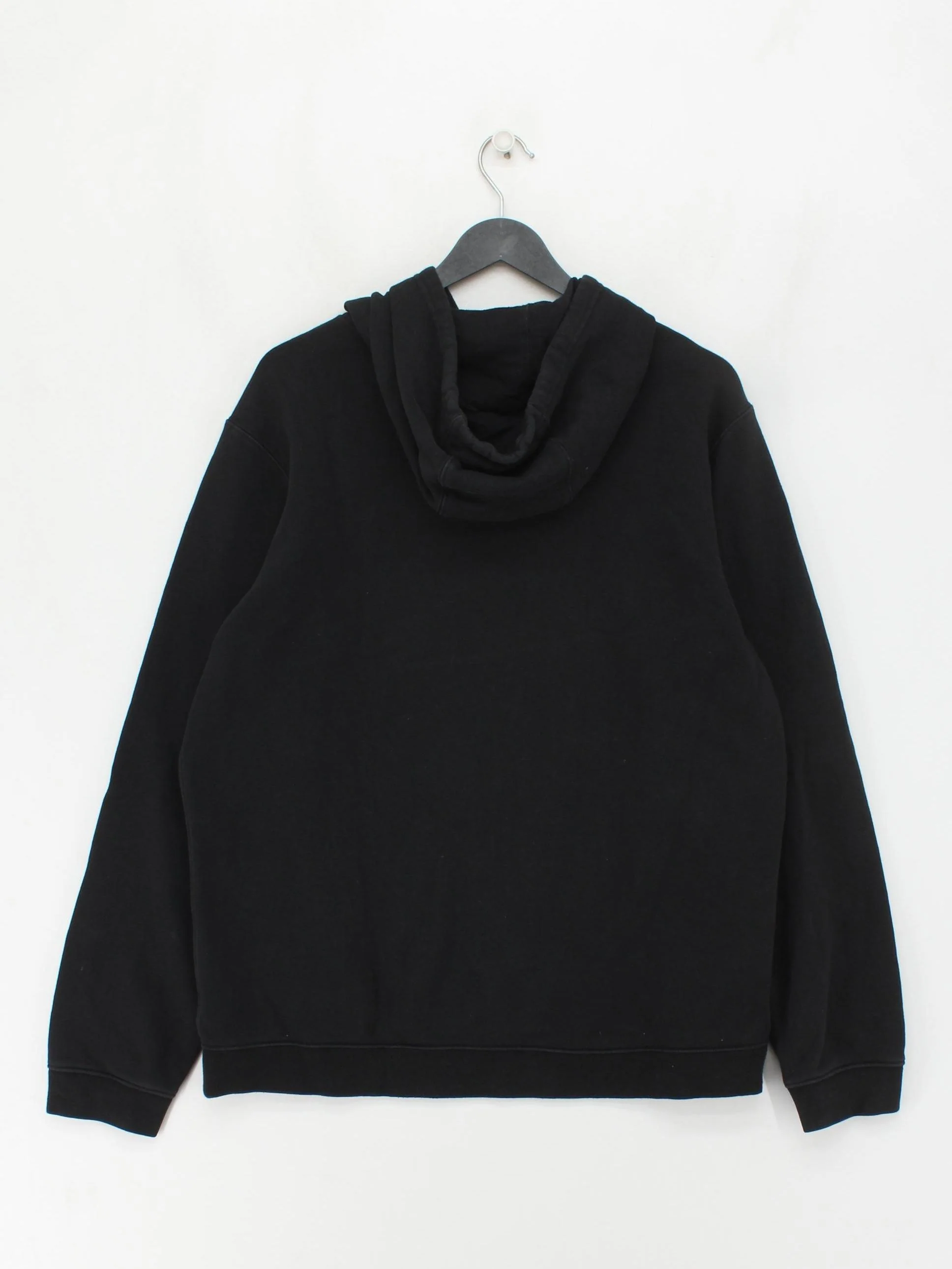 Nike Men's Hoodie L Black Cotton with Polyester Pullover - Image 2