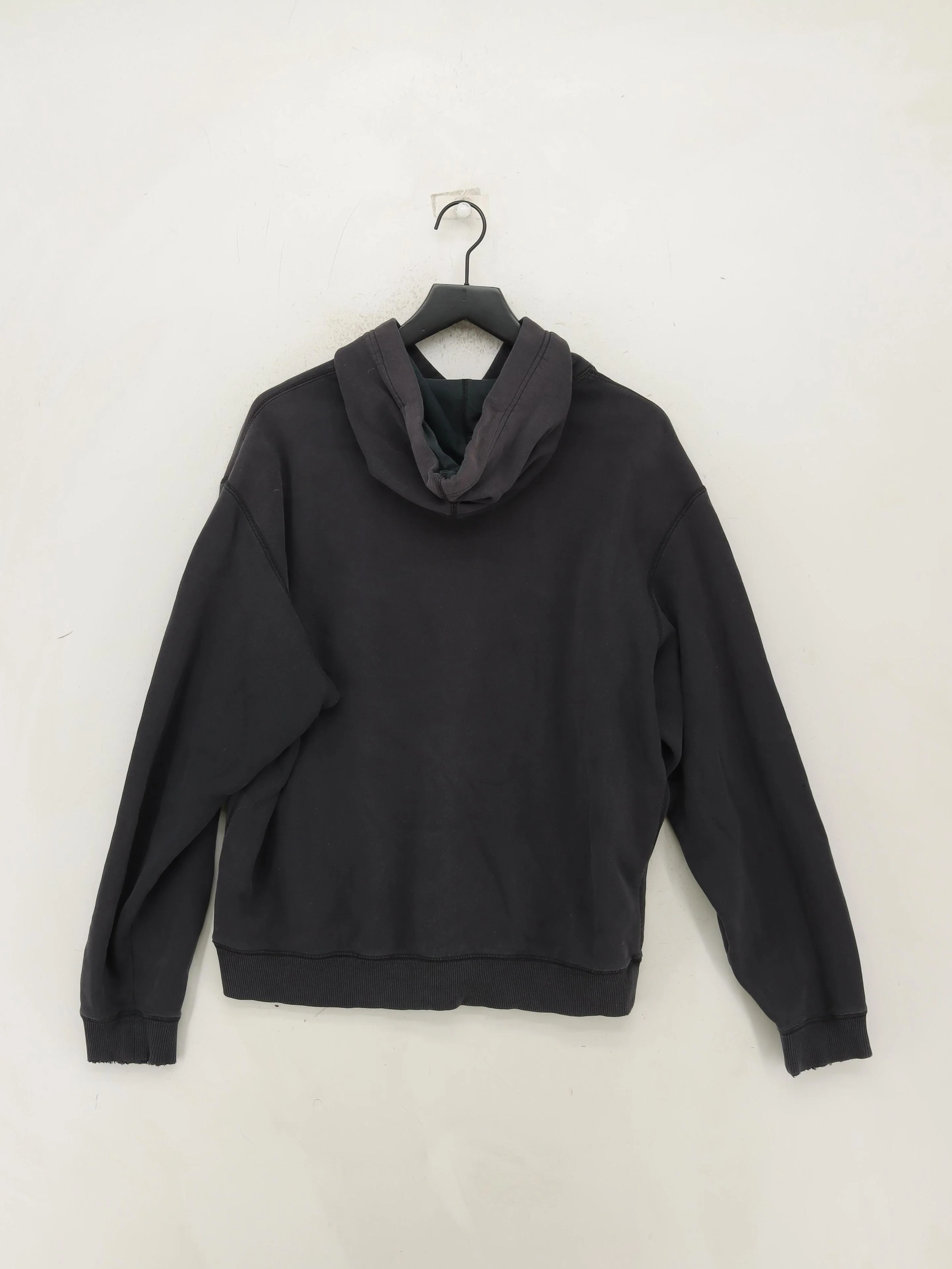 Nike Men's Hoodie L Black Cotton with Polyester Pullover - Image 2