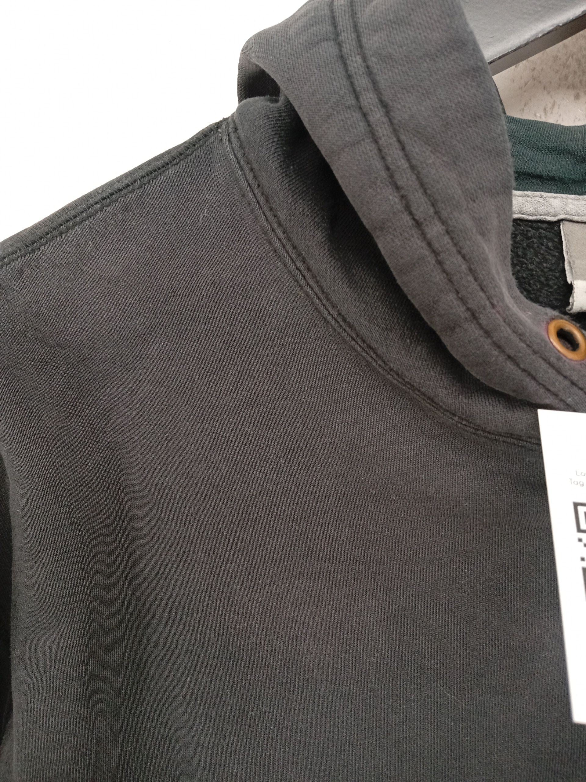 Nike Men's Hoodie L Black Cotton with Polyester Pullover - Image 7