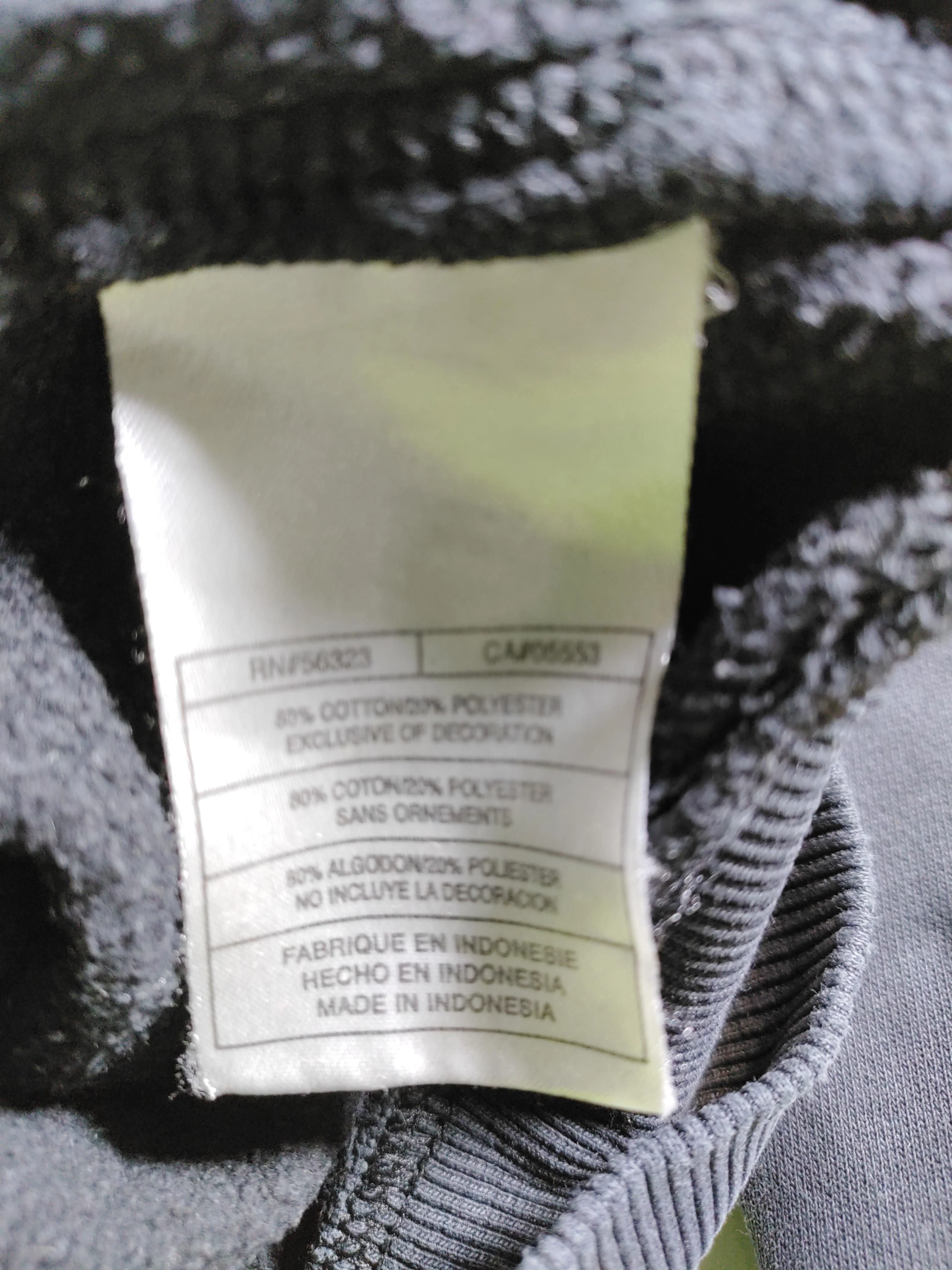 Nike Men's Hoodie L Black Cotton with Polyester Pullover - Image 9