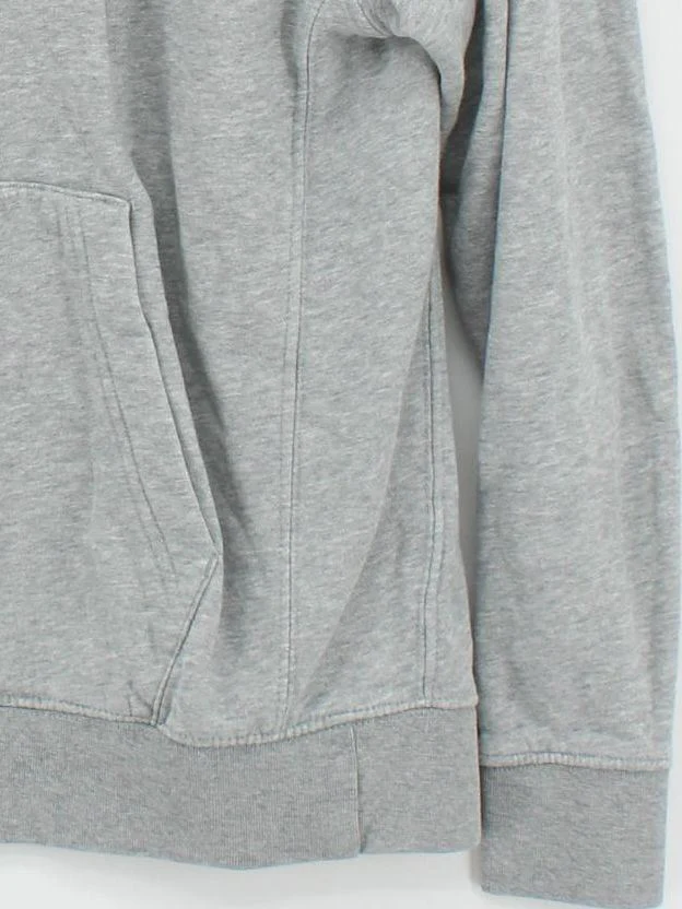 Nike Men's Hoodie L Grey Graphic Cotton with Polyester Pullover - Image 4