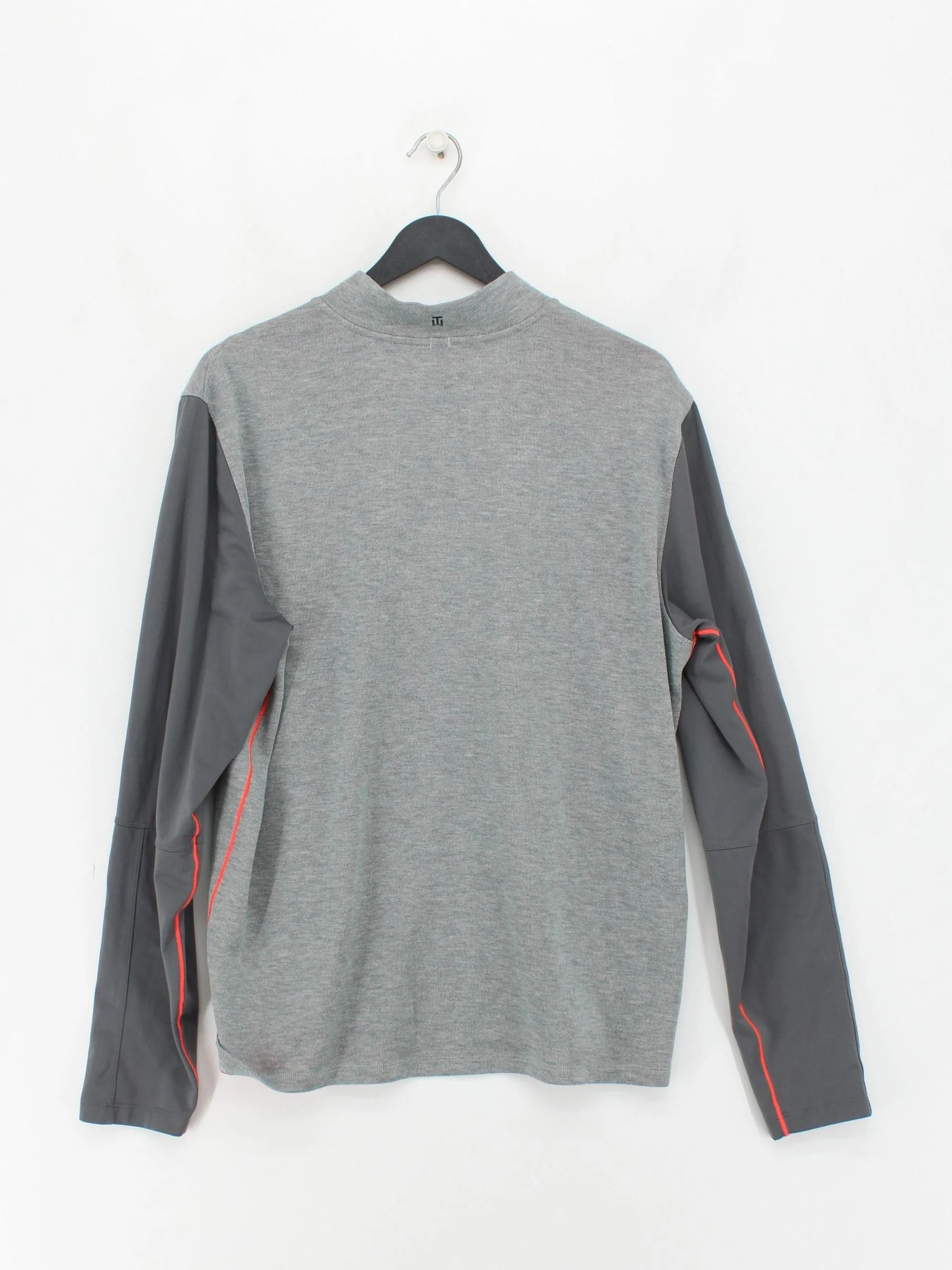 Nike Men's Hoodie L Grey Polyester with Spandex Pullover - Image 2