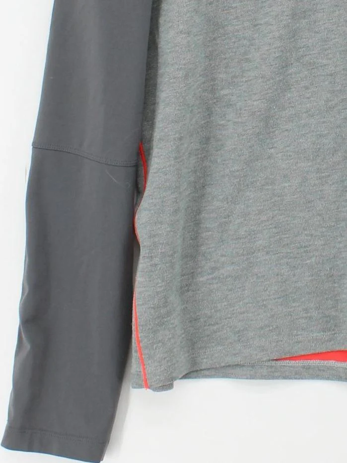 Nike Men's Hoodie L Grey Polyester with Spandex Pullover - Image 4