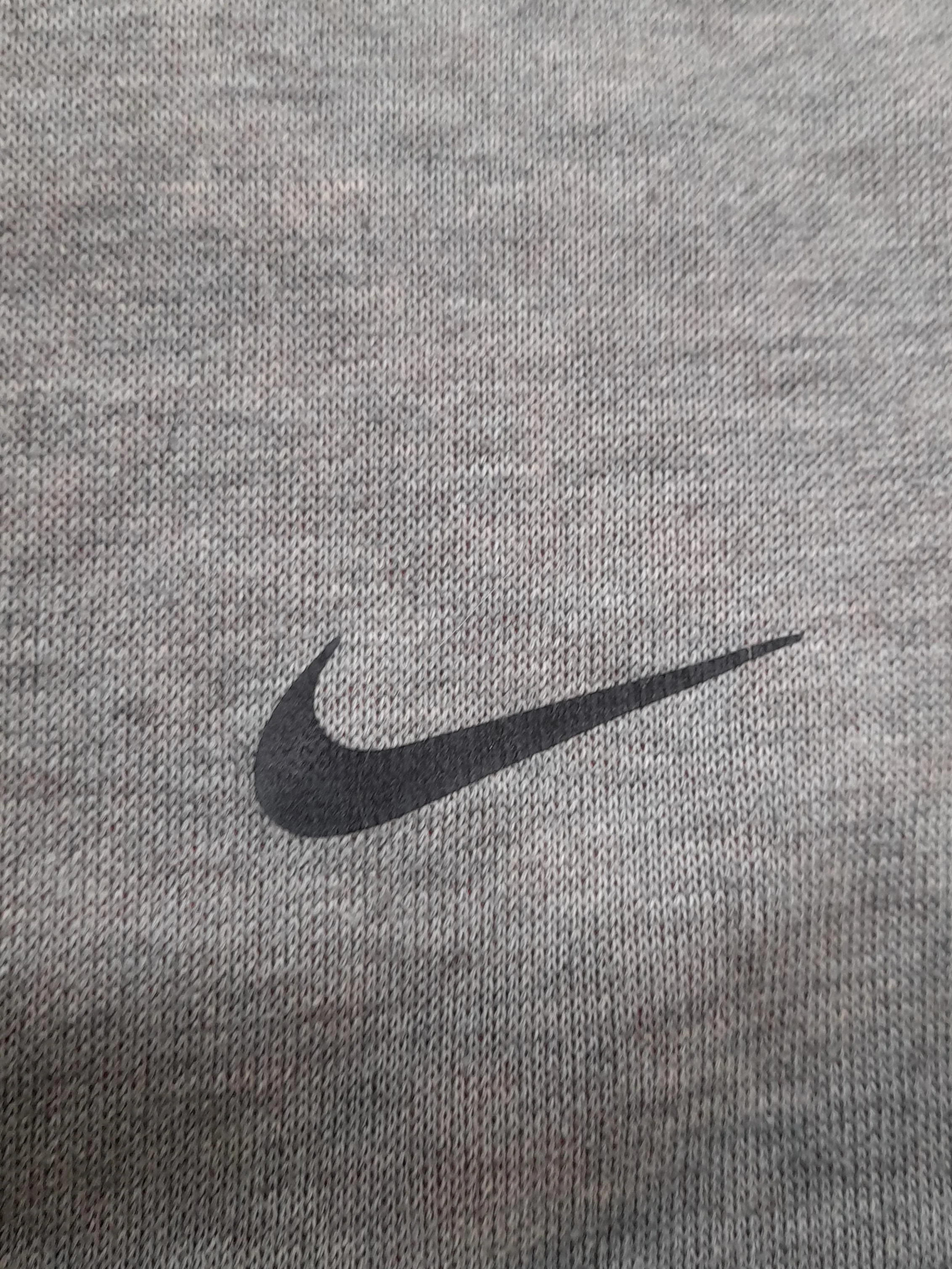 Nike Men's Hoodie L Grey Polyester with Spandex Pullover - Image 5