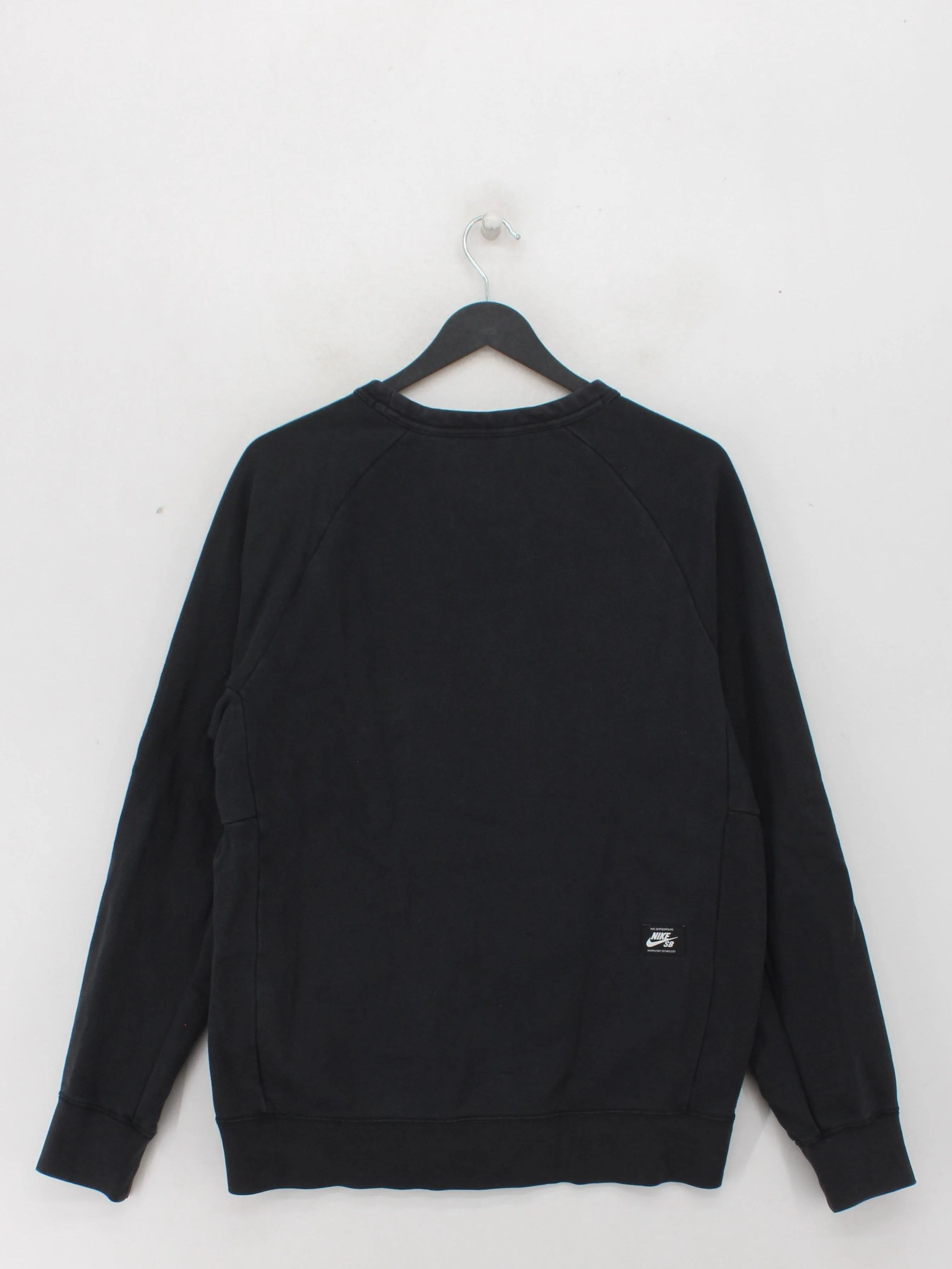 Nike Men's Hoodie M Black Cotton with Polyester, Elastane Pullover - Image 2