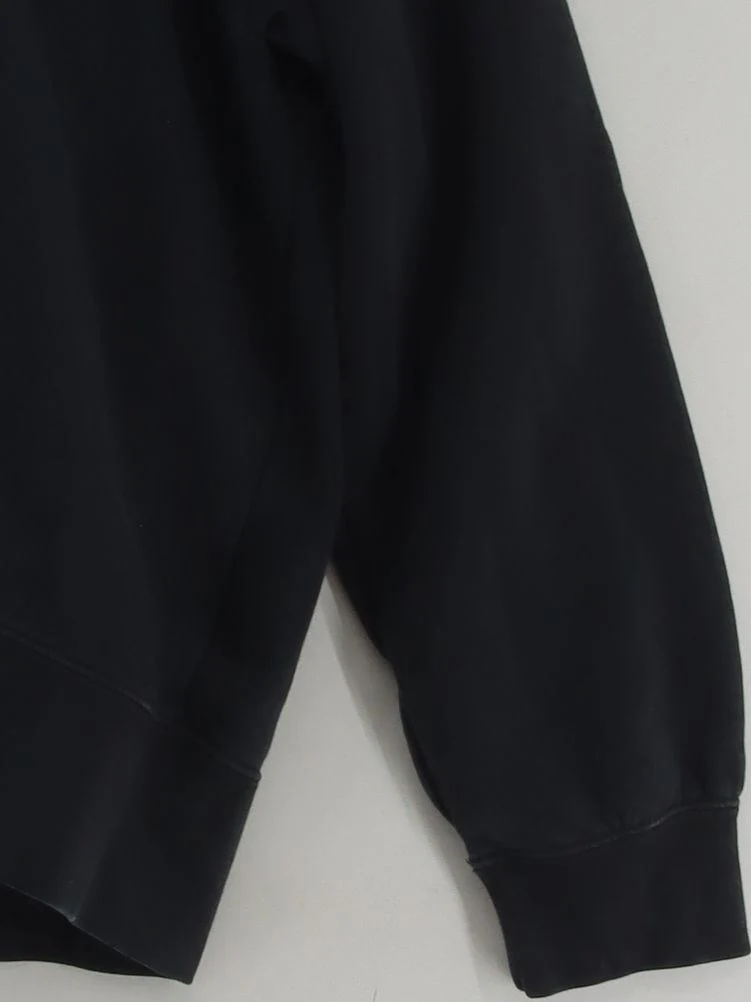 Nike Men's Hoodie M Black Cotton with Polyester Pullover - Image 4