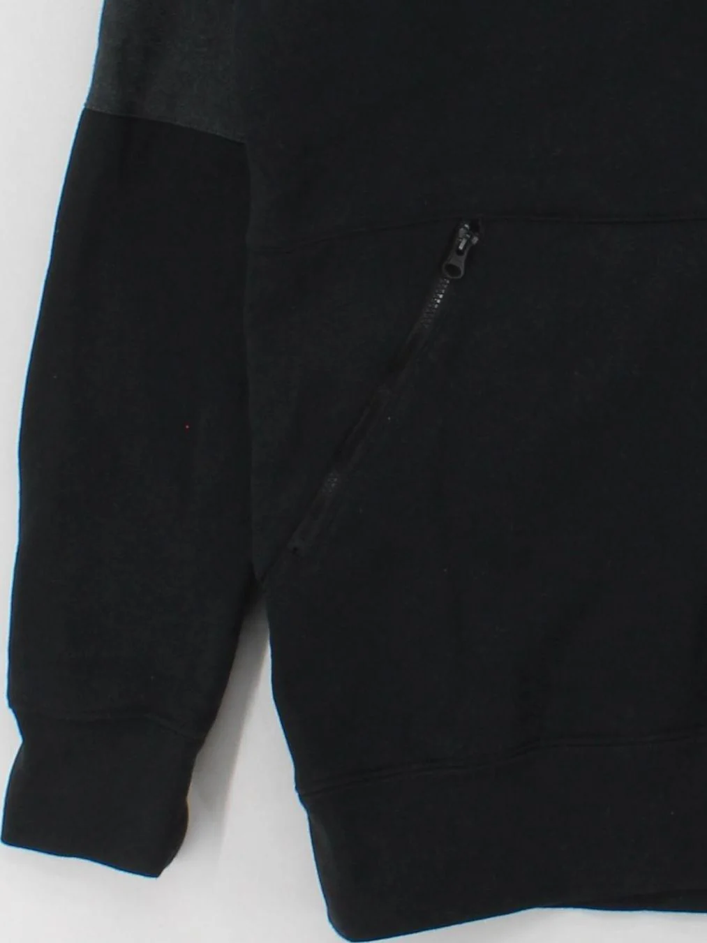 Nike Men's Hoodie M Black Graphic Cotton with Polyester Pullover - Image 4