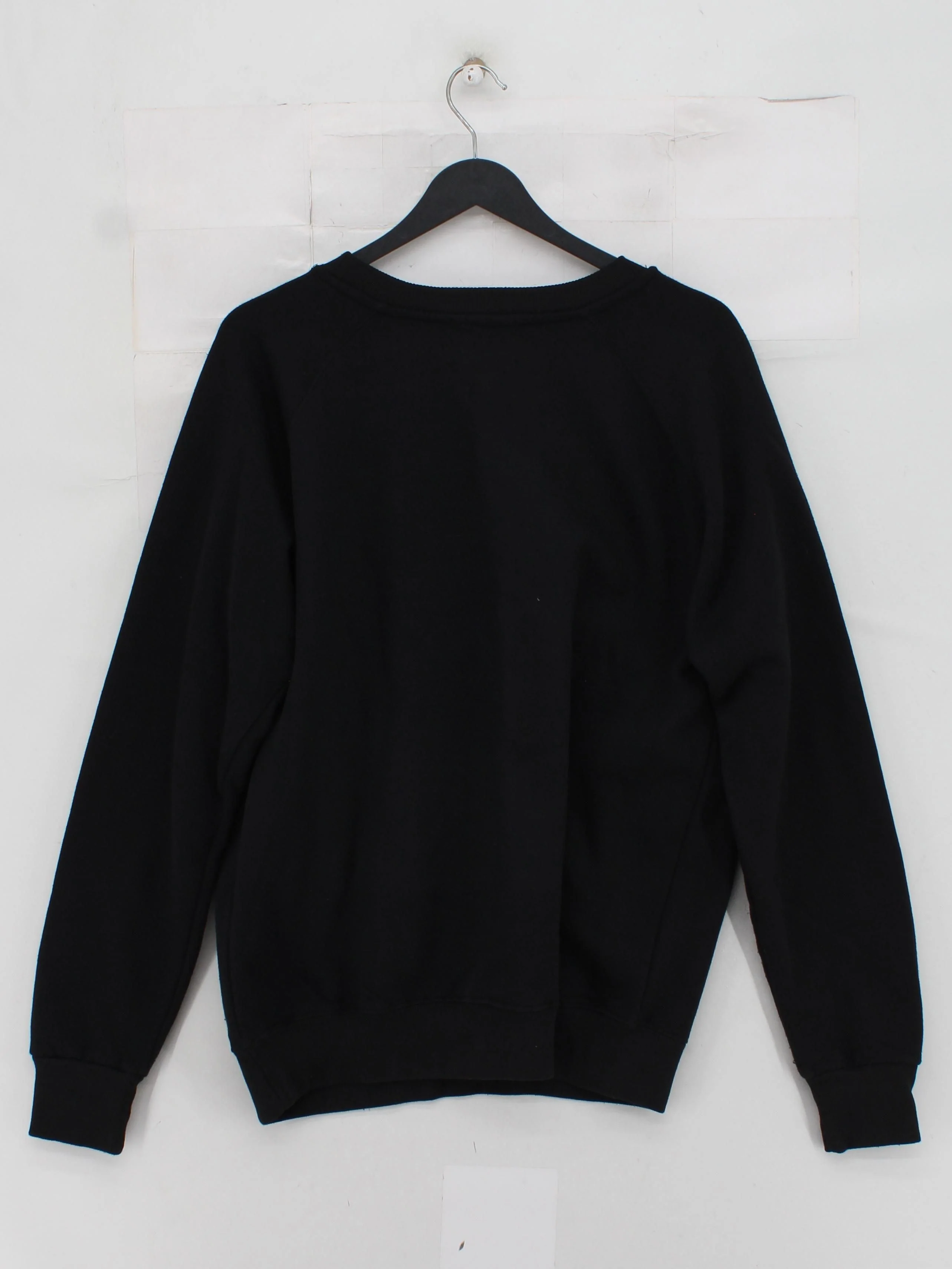 Nike Men's Hoodie M Black Graphic Cotton with Polyester Pullover - Image 2
