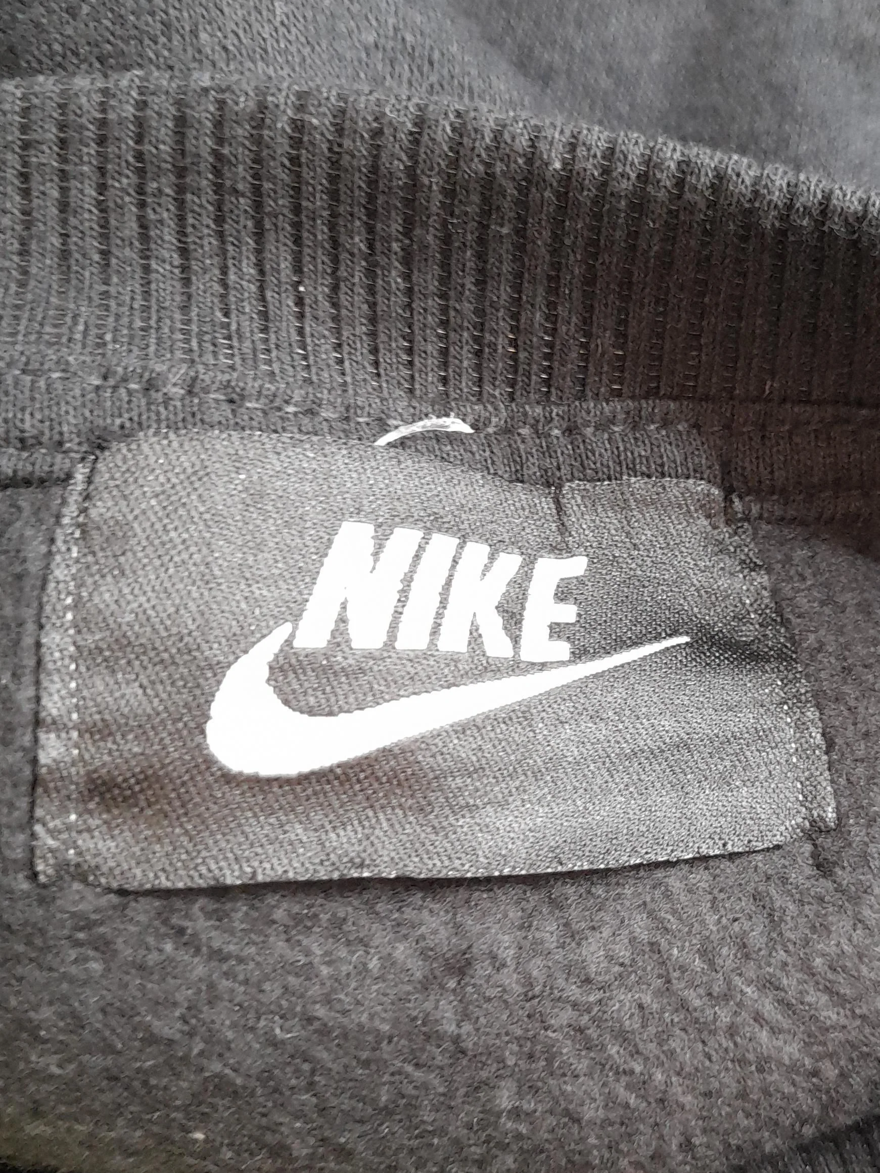 Nike Men's Hoodie M Black Graphic Cotton with Polyester Pullover - Image 5