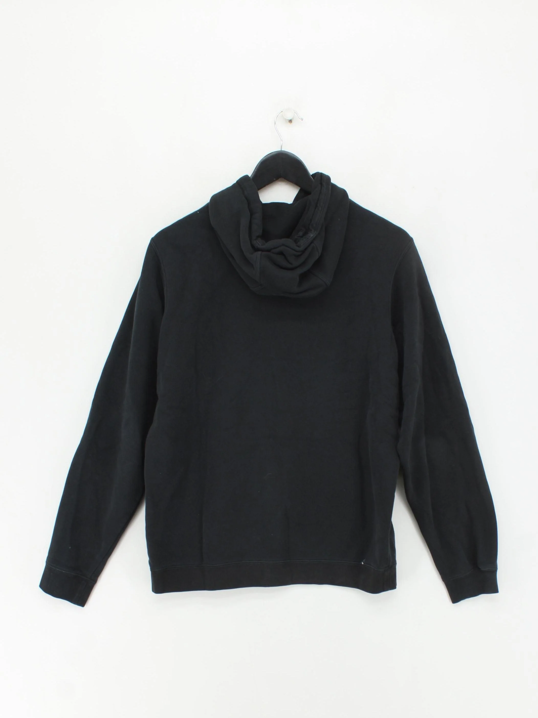 Nike Men's Hoodie M Black Graphic Cotton with Polyester Pullover - Image 2
