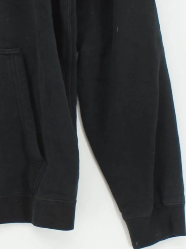 Nike Men's Hoodie M Black Graphic Cotton with Polyester Pullover - Image 4