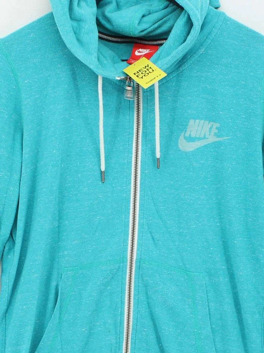 Nike Men's Hoodie M Blue 100% Cotton Pullover - Image 3