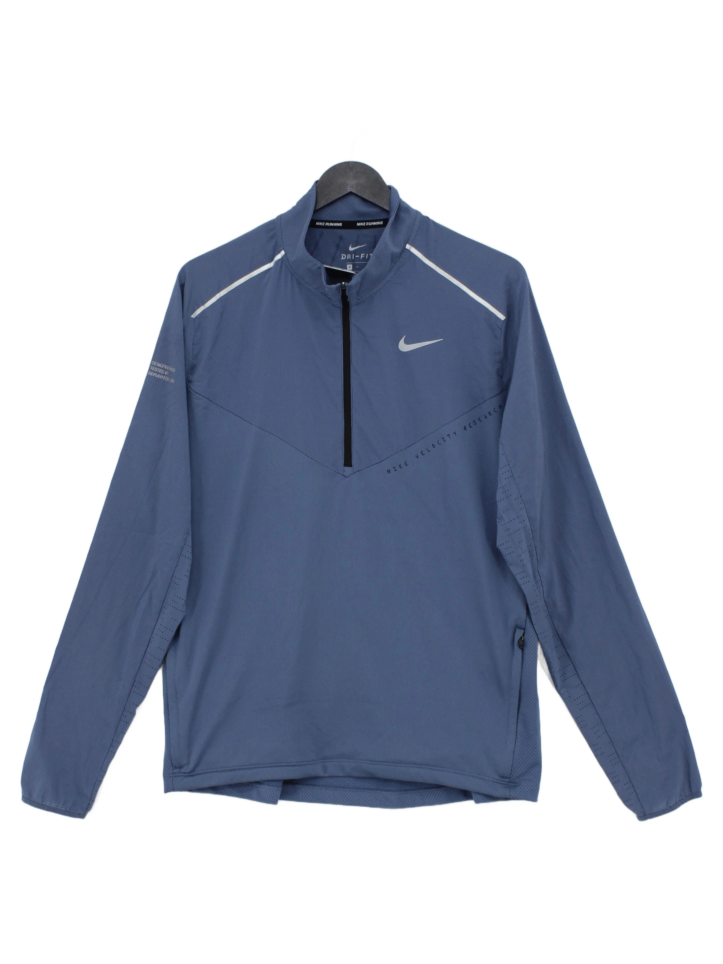 Nike Men's Hoodie M Blue 100% Other Pullover
