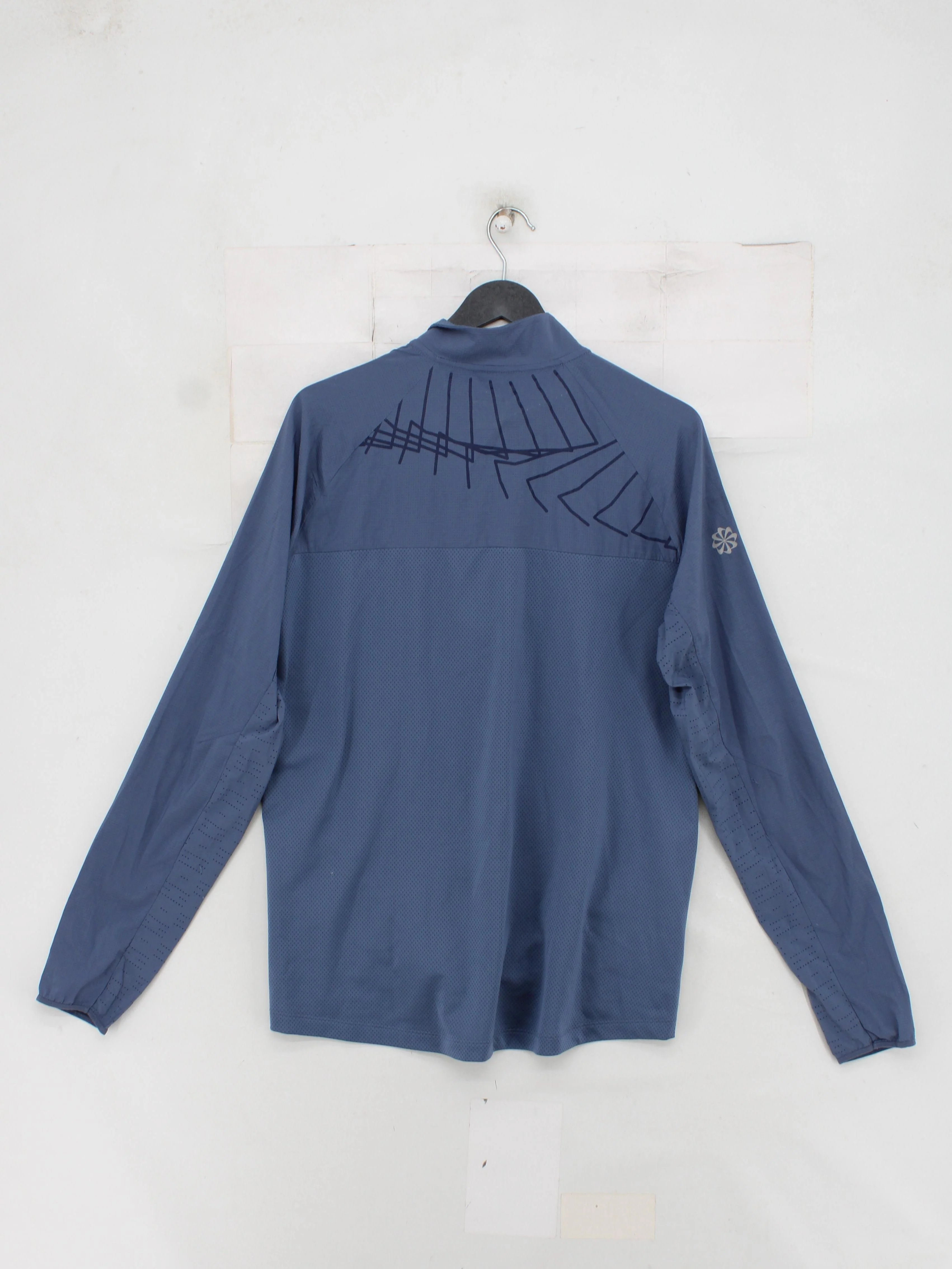 Nike Men's Hoodie M Blue 100% Other Pullover - Image 2