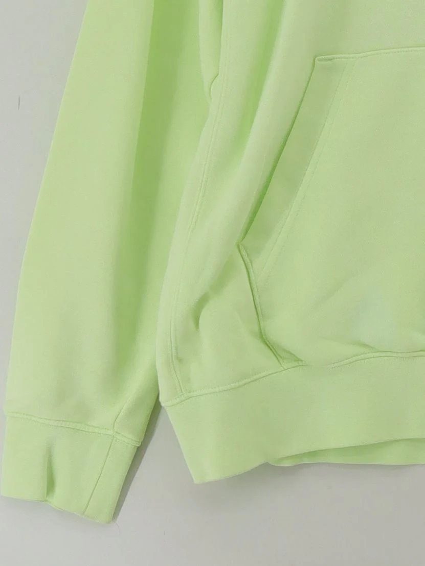 Nike Men's Hoodie M Green 100% Cotton Pullover - Image 4