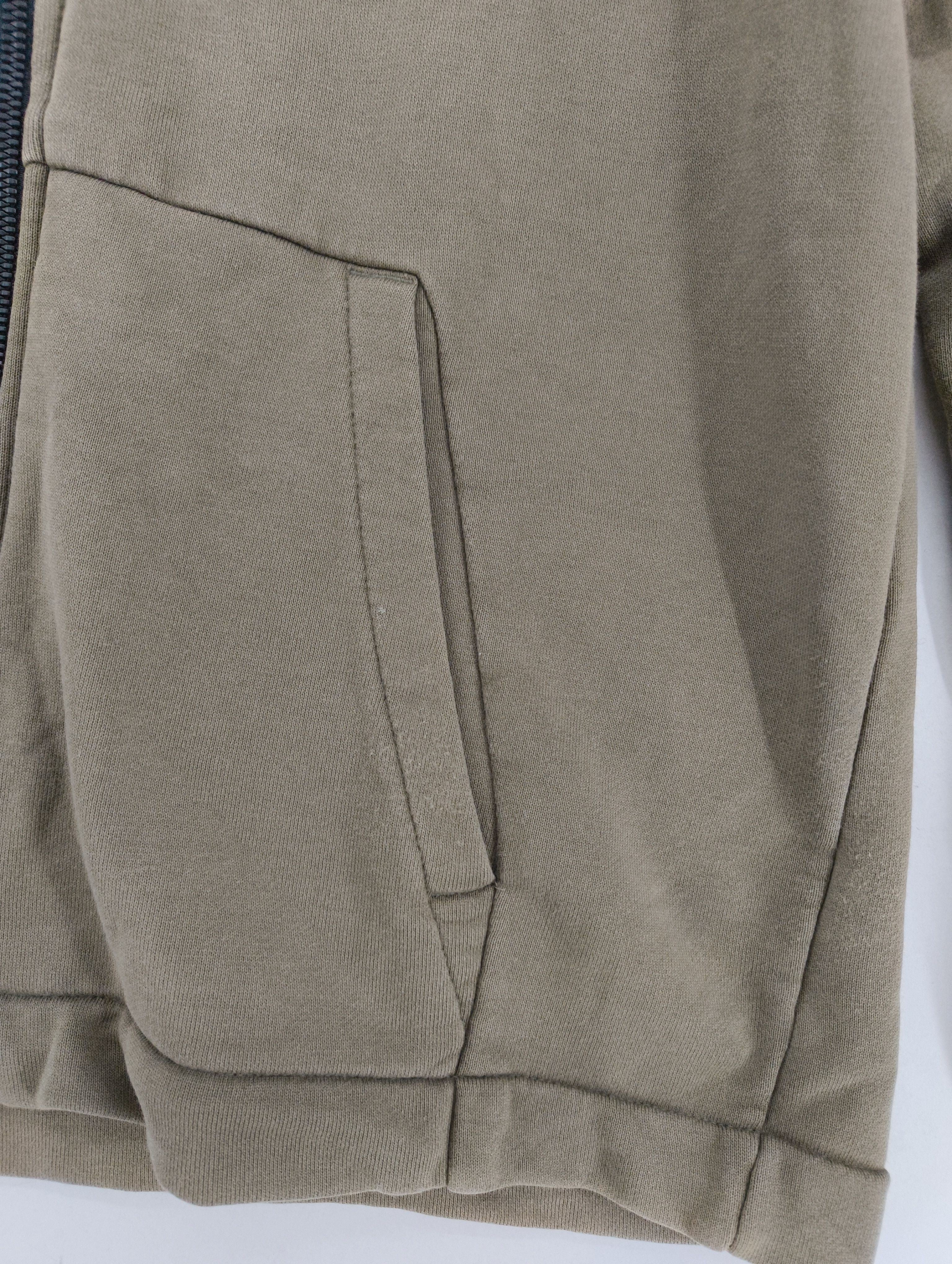 Nike Men's Hoodie M Green Cotton with Polyester Pullover - Image 6