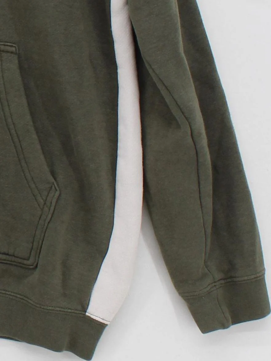 Nike Men's Hoodie M Green Cotton with Polyester, Viscose Pullover - Image 4