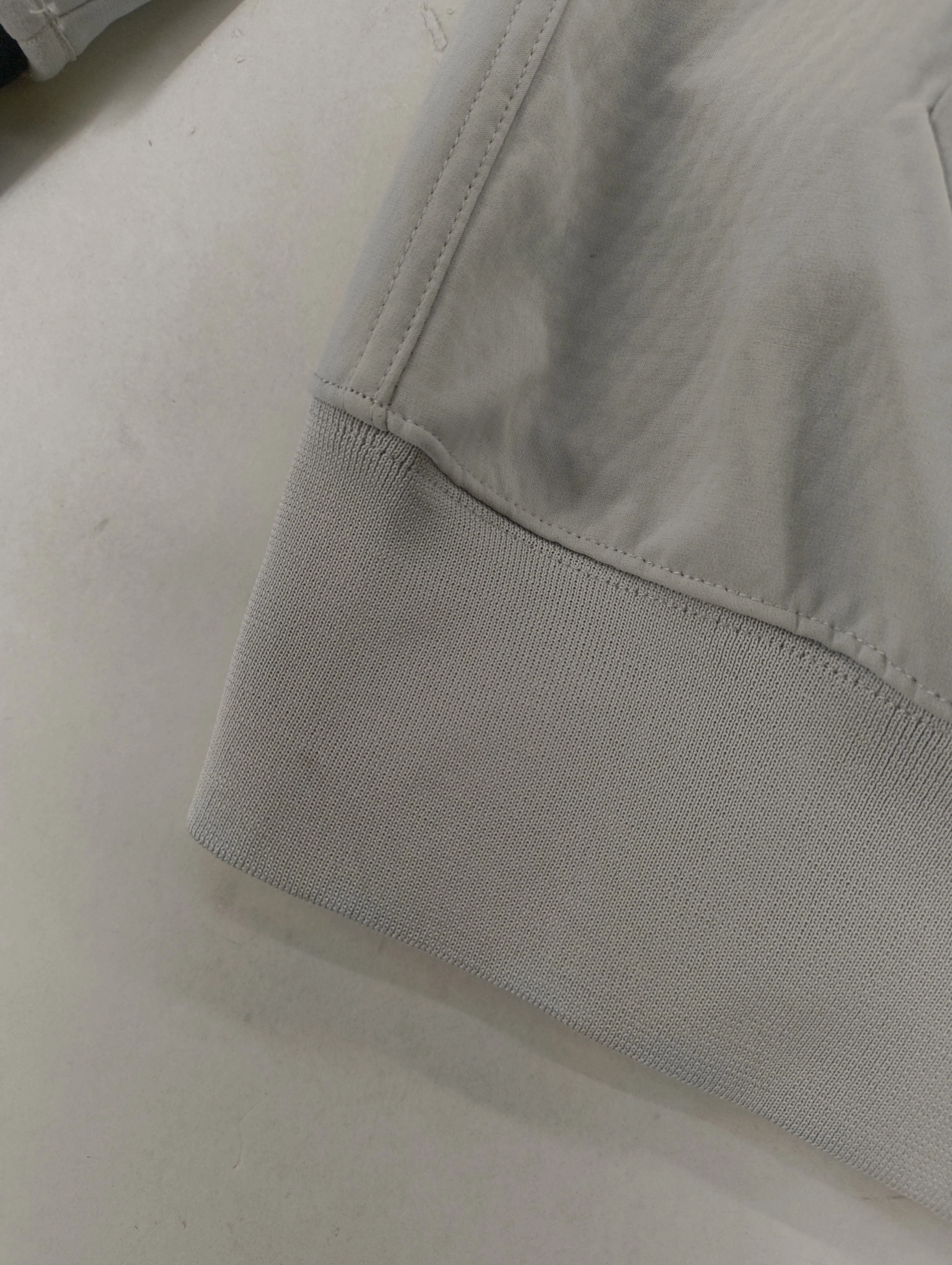 Nike Men's Hoodie M Grey Polyester with Cotton, Elastane Pullover - Image 5