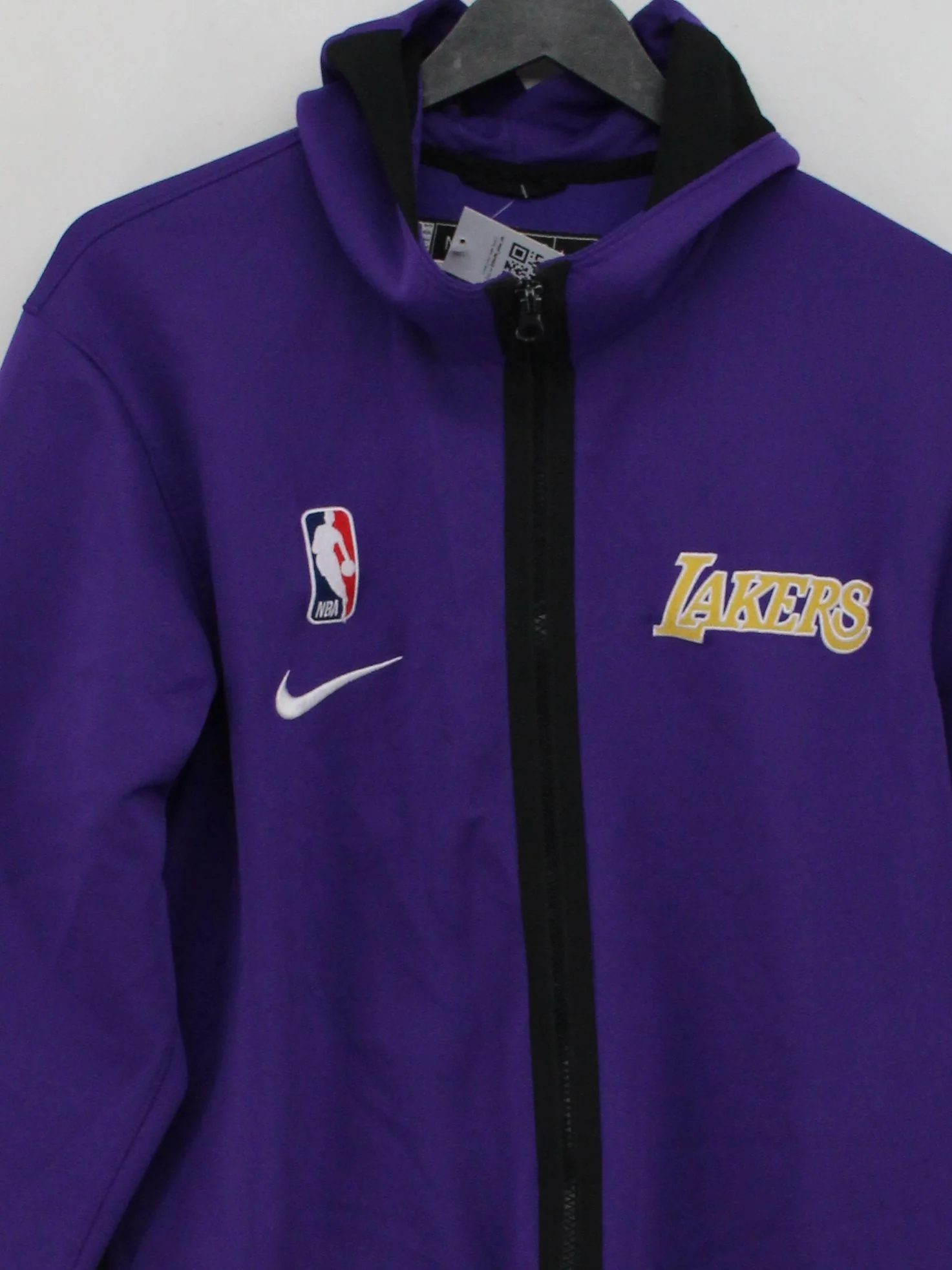 Nike Men's Hoodie M Purple Graphic 100% Polyester Pullover - Image 3