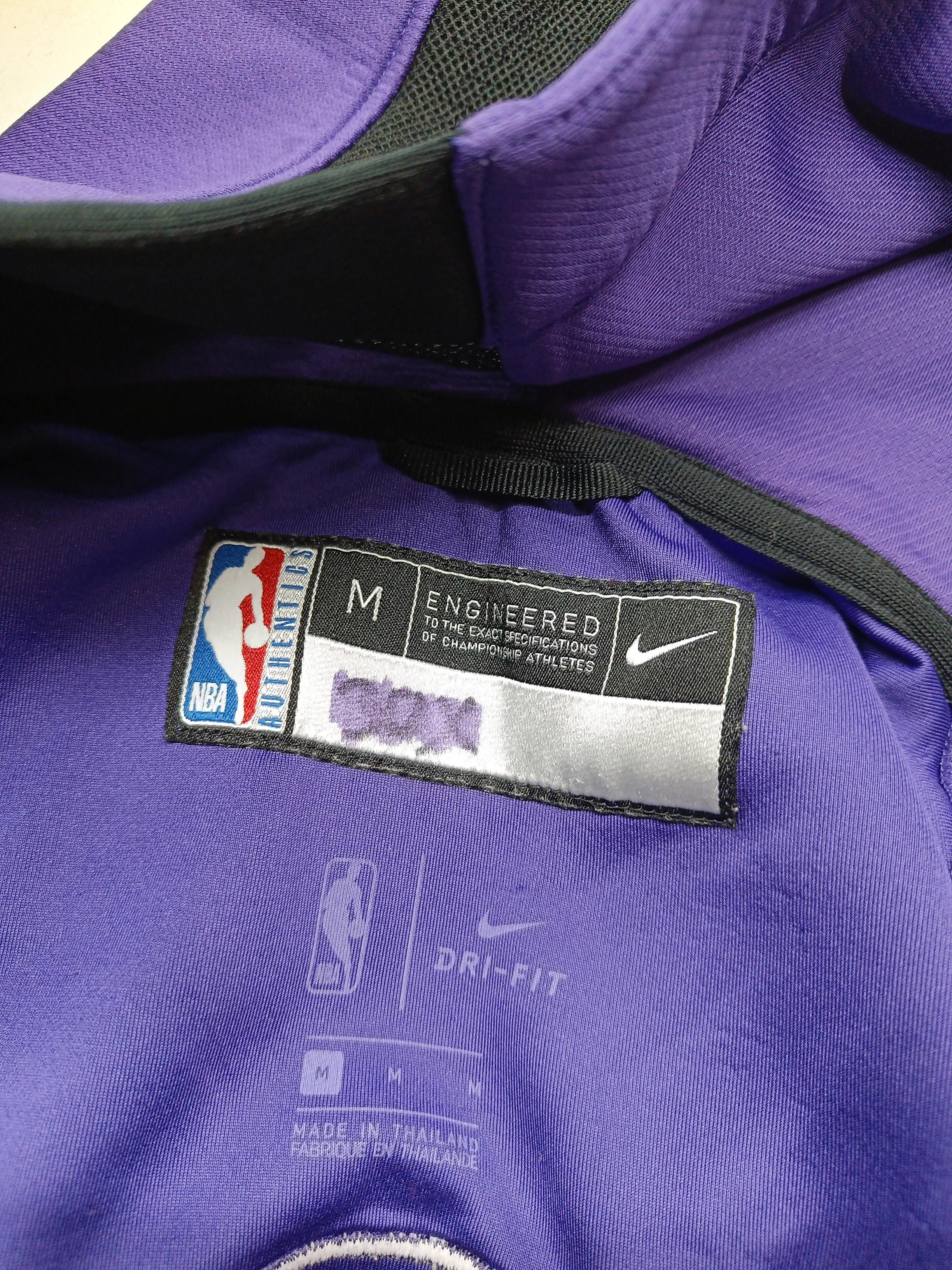 Nike Men's Hoodie M Purple Graphic 100% Polyester Pullover - Image 5