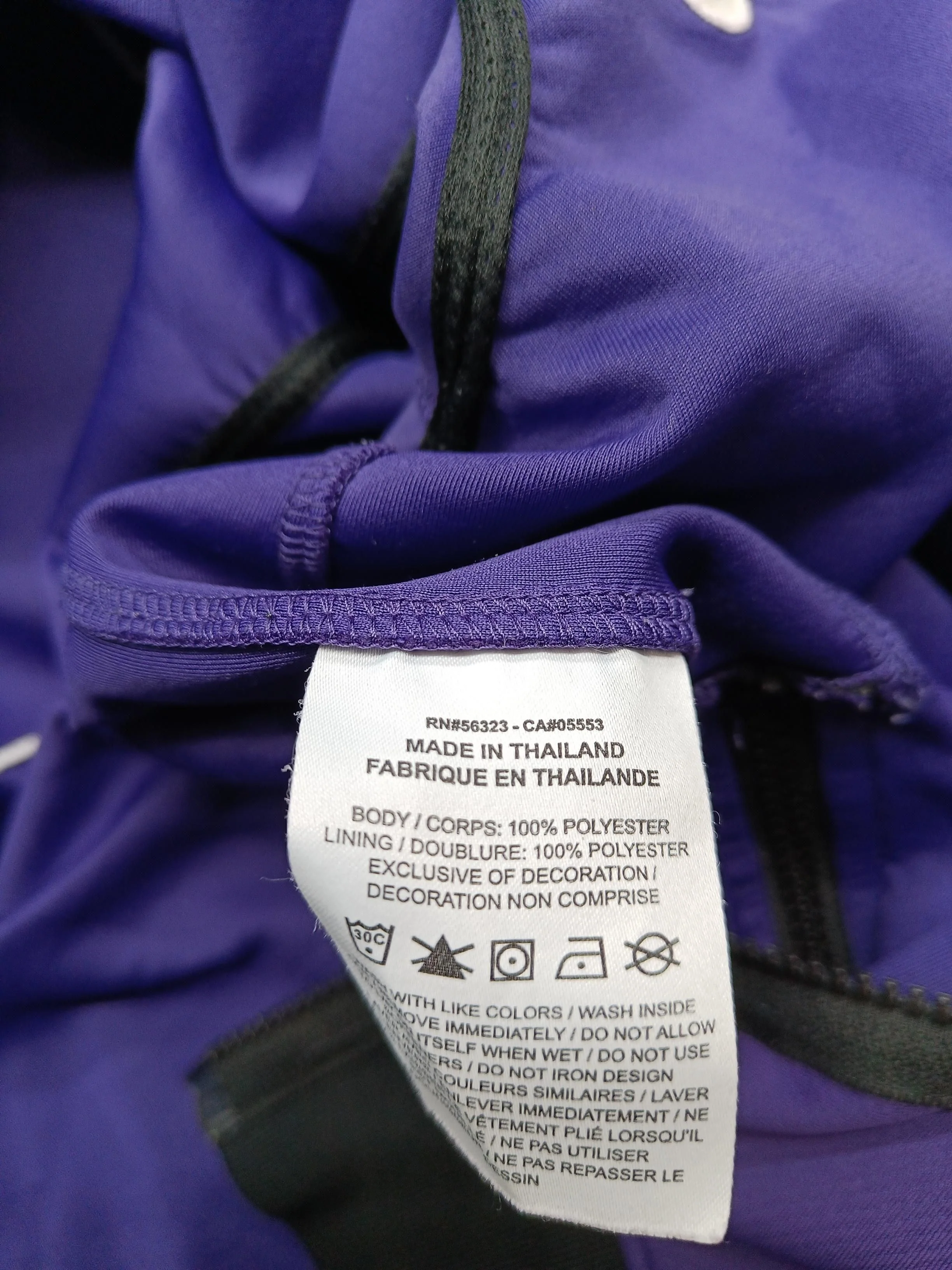 Nike Men's Hoodie M Purple Graphic 100% Polyester Pullover - Image 6