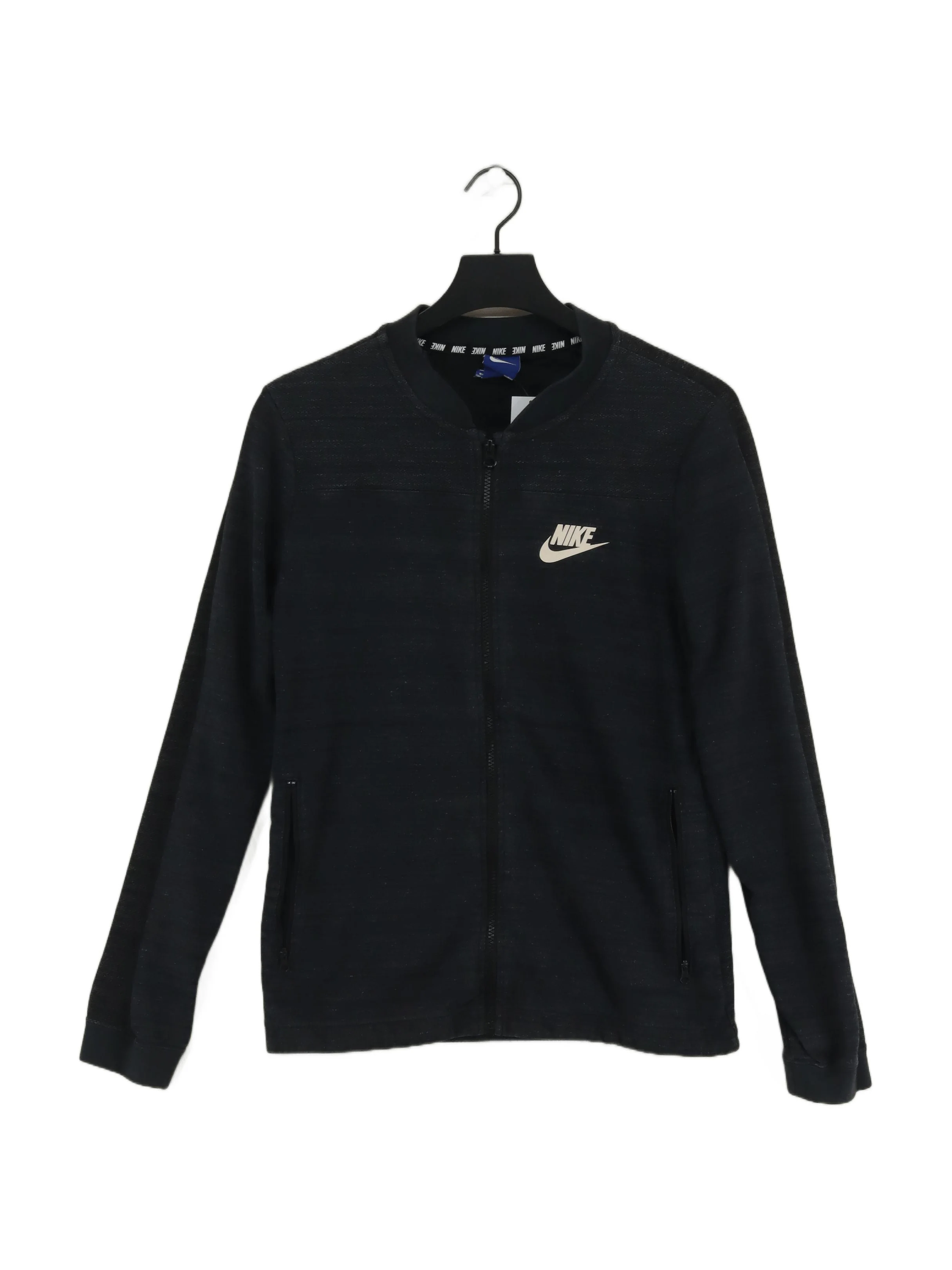 Nike Men's Hoodie S Black 100% Other Full Zip