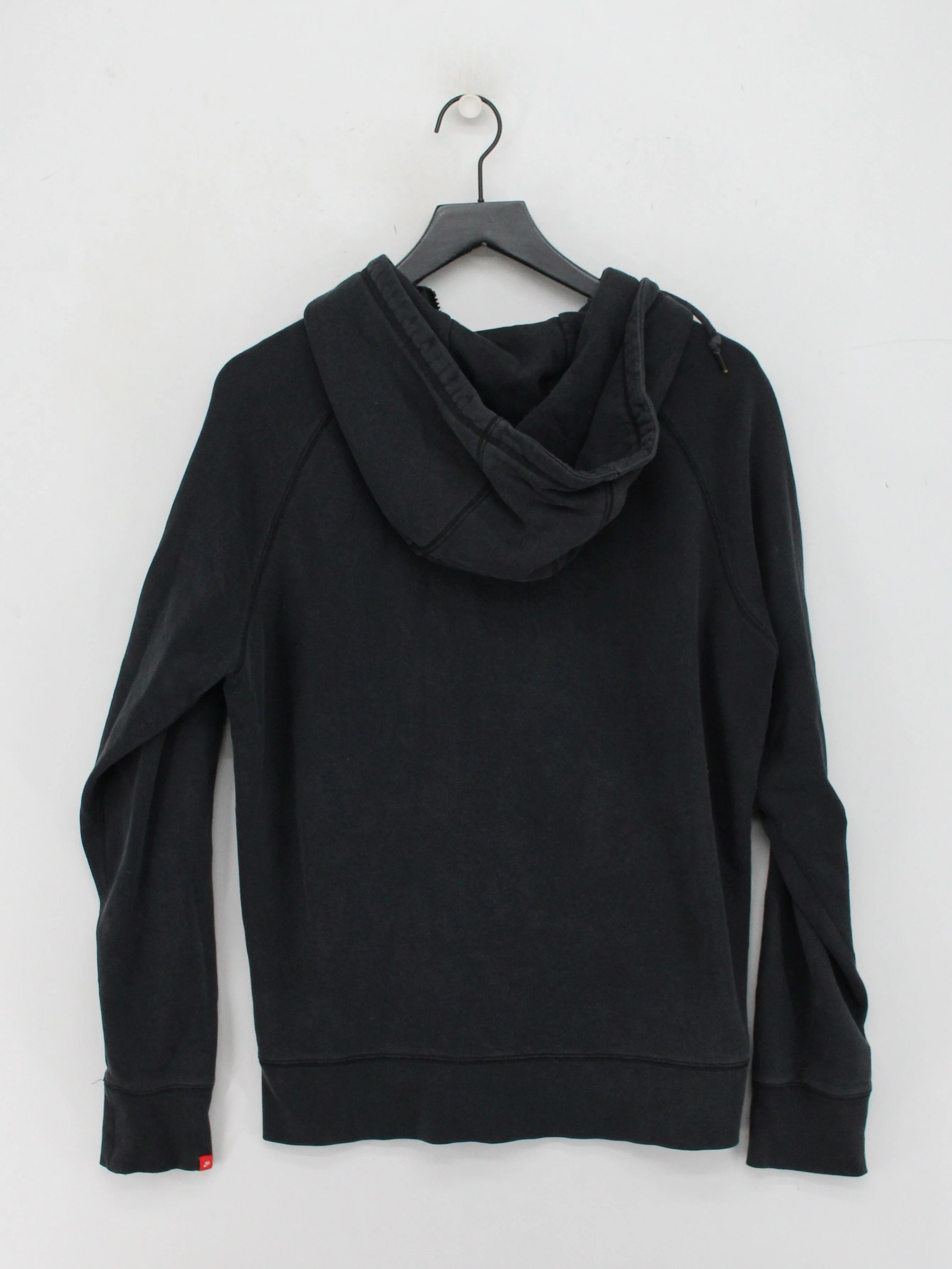 Nike Men's Hoodie S Black Cotton with Polyester Pullover - Image 2