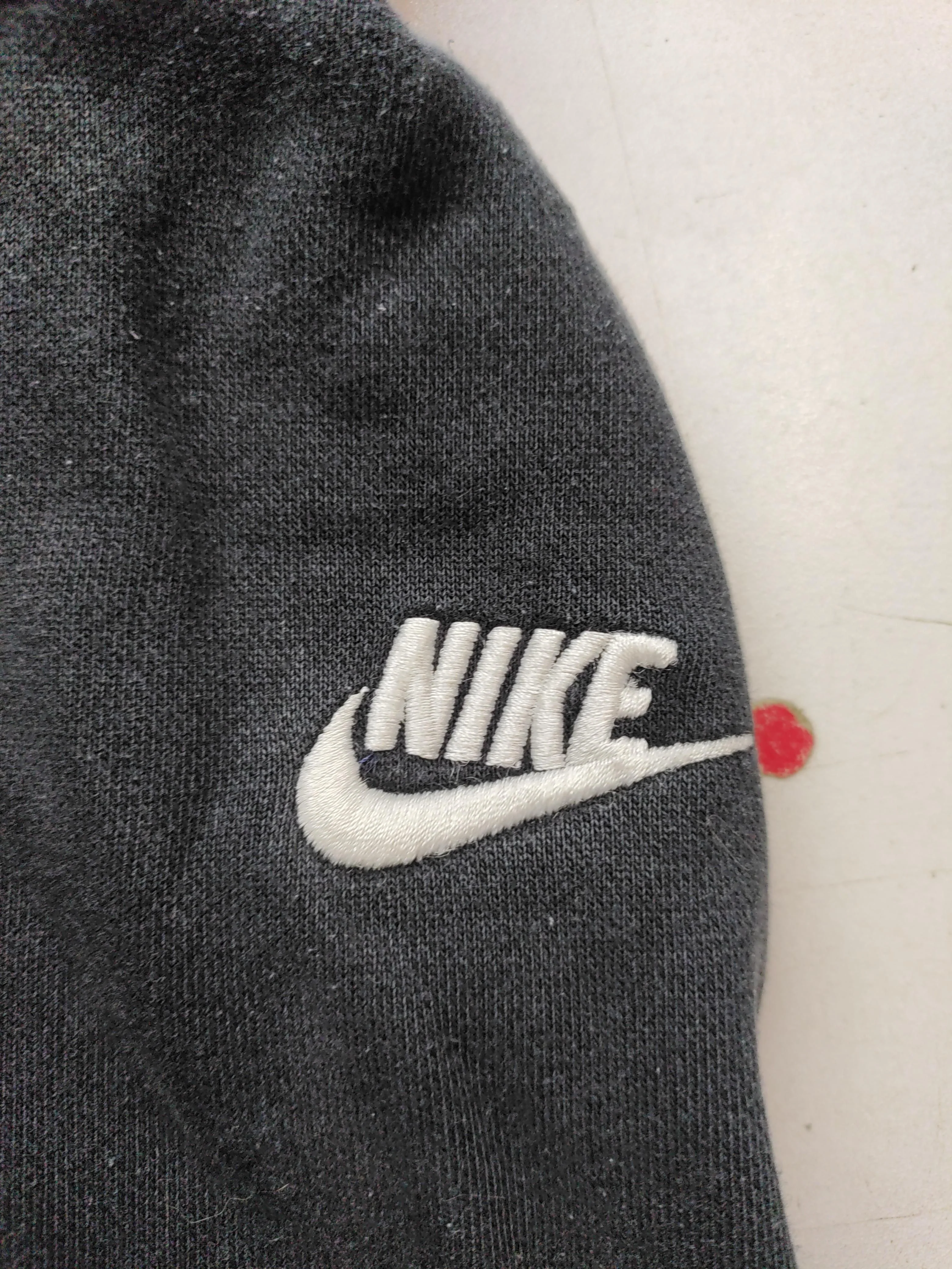 Nike Men's Hoodie S Black Cotton with Polyester Pullover - Image 6