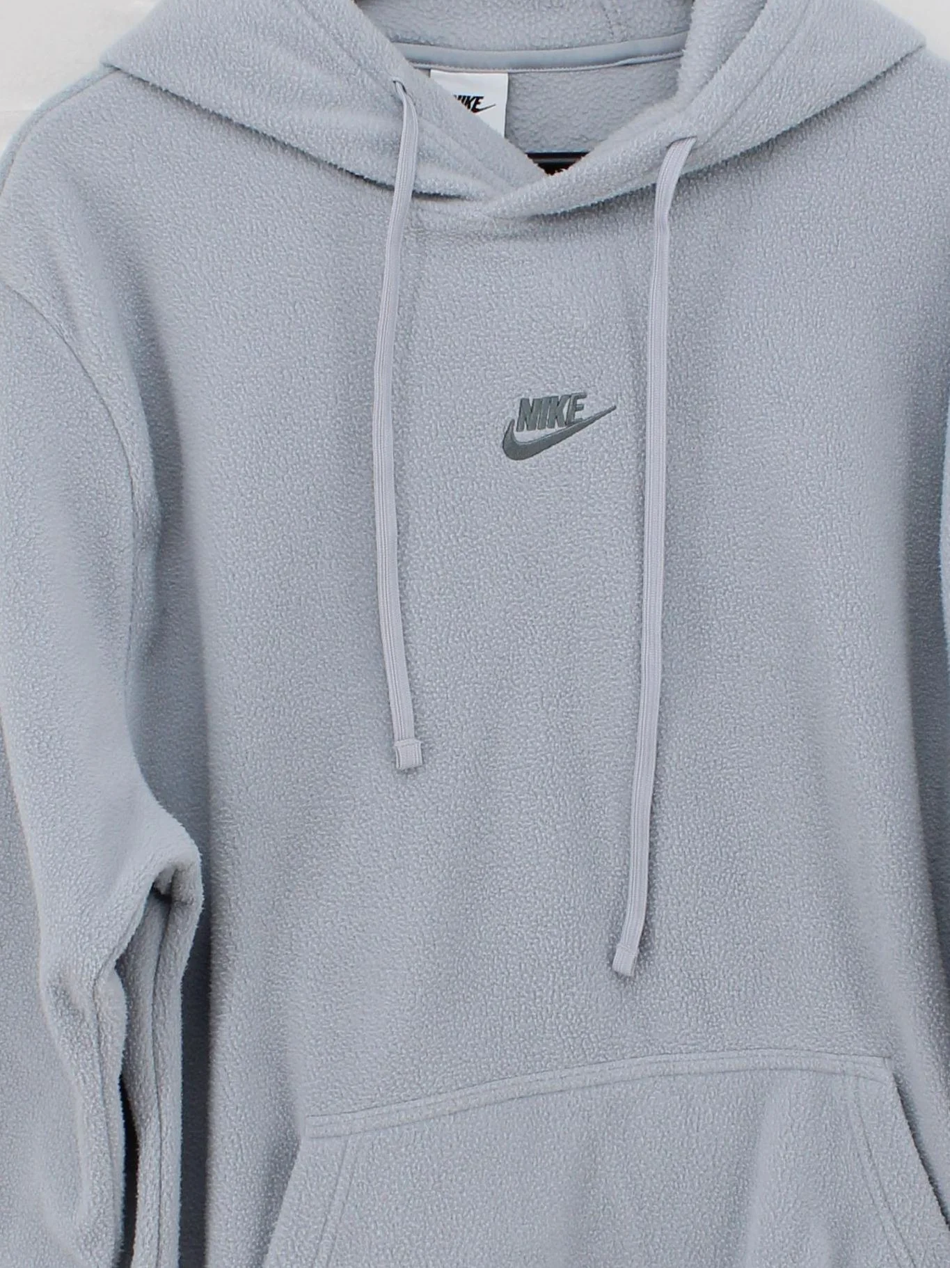 Nike Men's Hoodie S Grey 100% Polyester Pullover - Image 3
