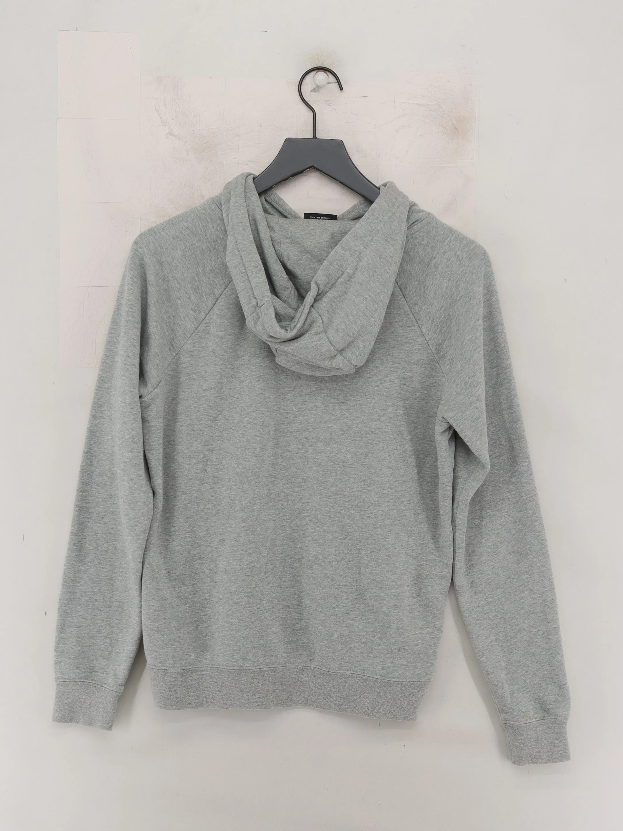 Nike Men's Hoodie S Grey Cotton with Polyester Pullover - Image 2