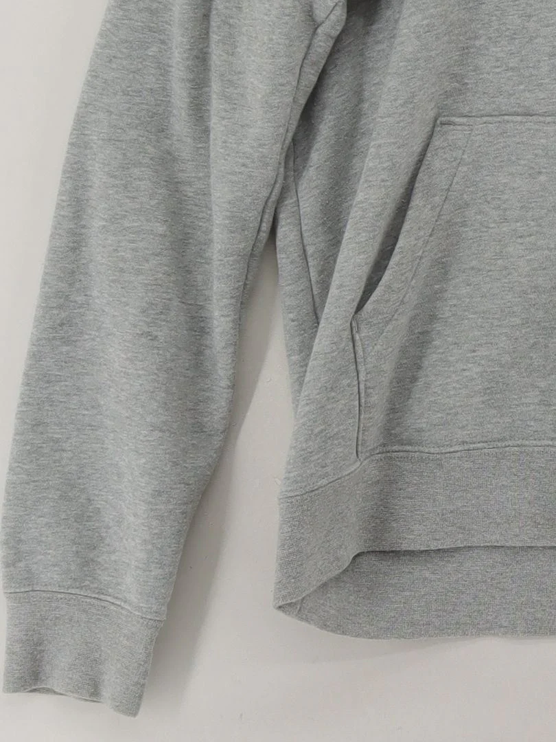 Nike Men's Hoodie S Grey Cotton with Polyester Pullover - Image 4