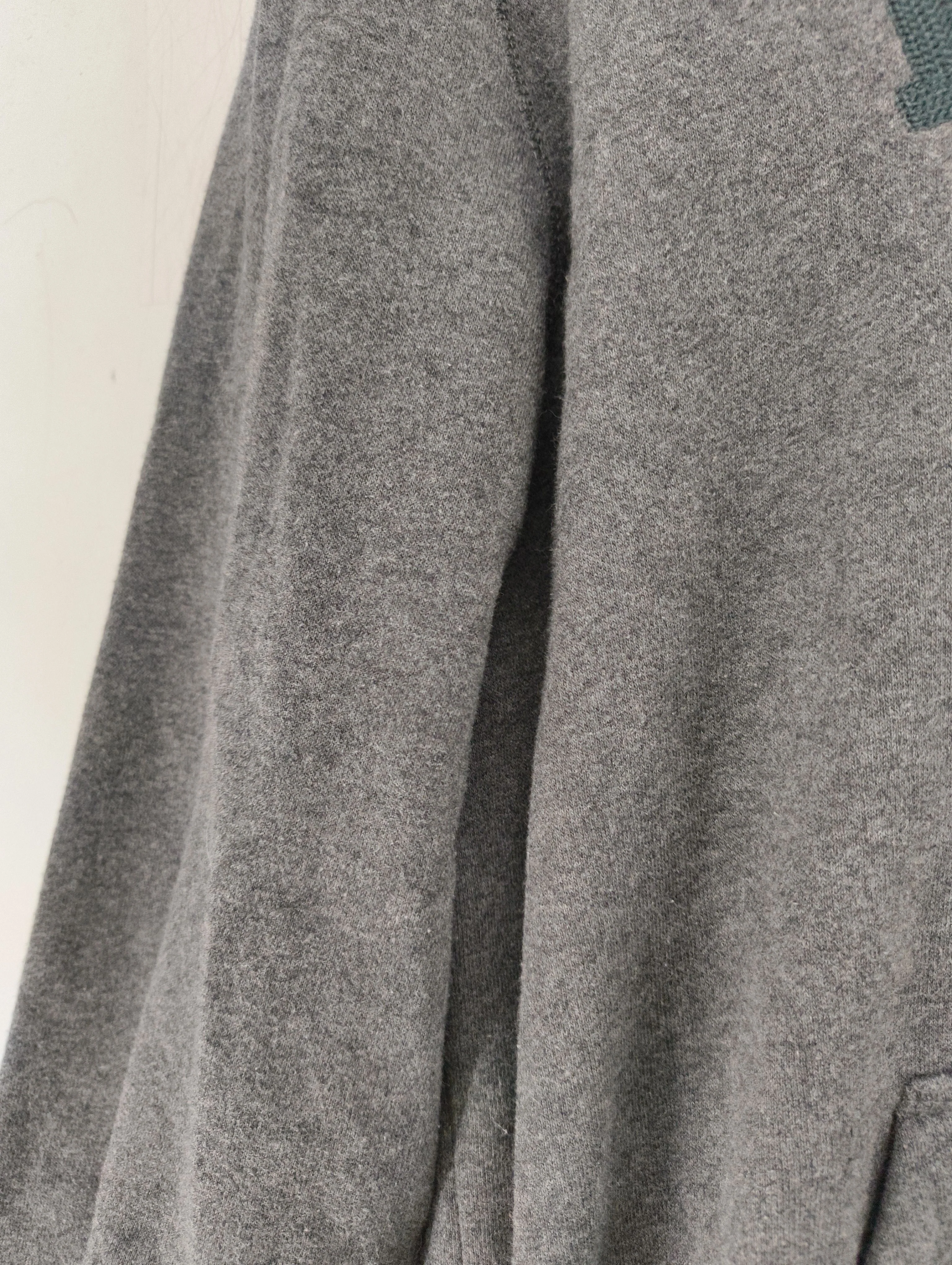 Nike Men's Hoodie S Grey Graphic Cotton with Polyester Pullover - Image 6
