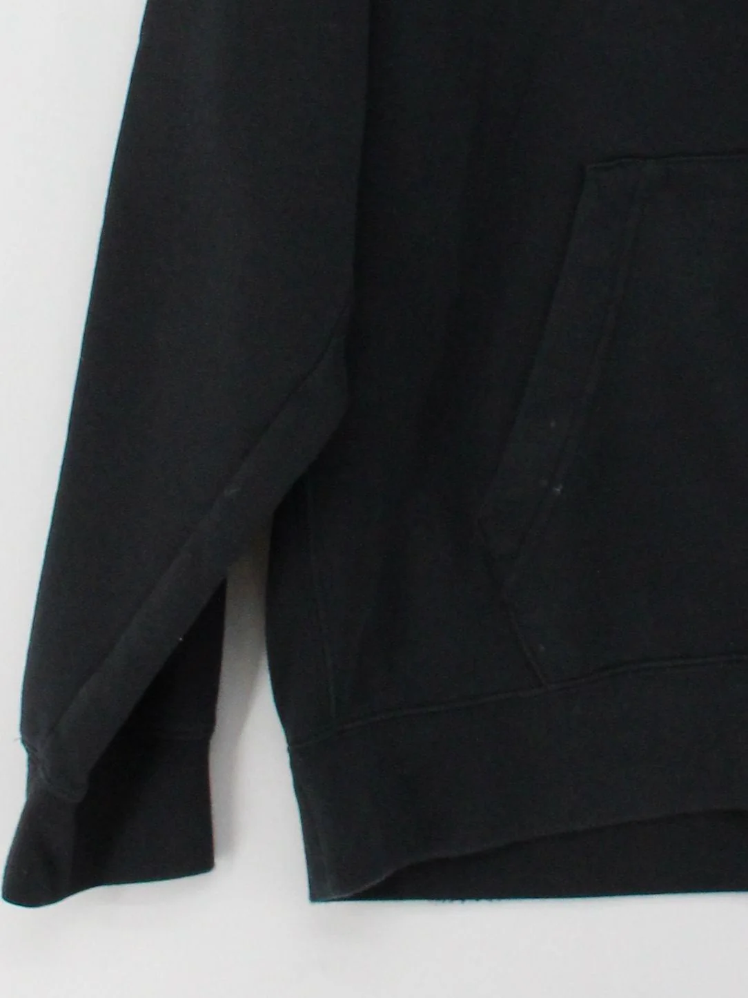 Nike Men's Hoodie XL Black Cotton with Polyester Pullover - Image 4