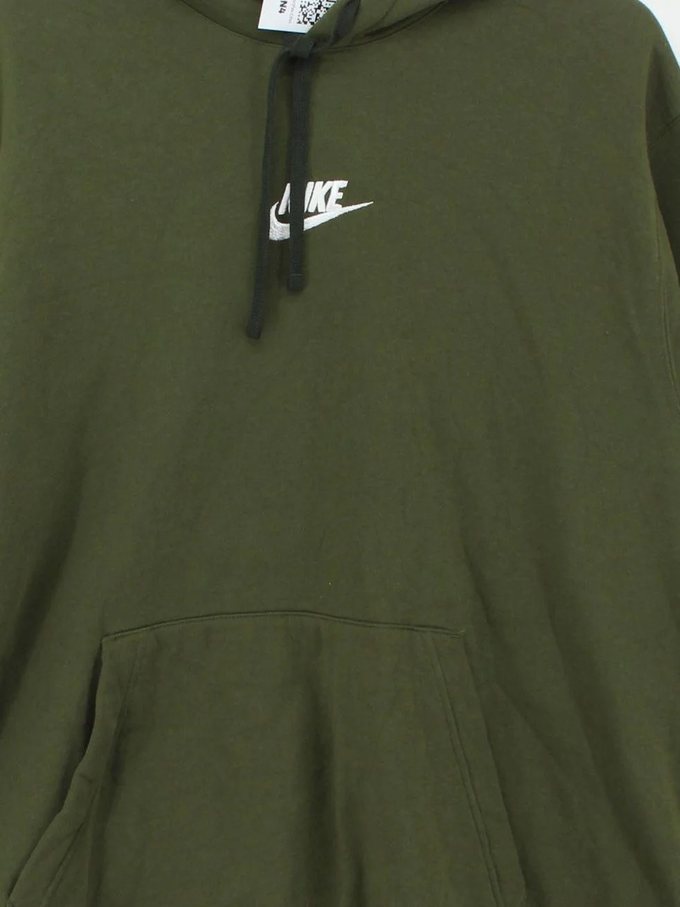 Nike Men's Hoodie XL Green Graphic Cotton with Polyester Pullover - Image 3