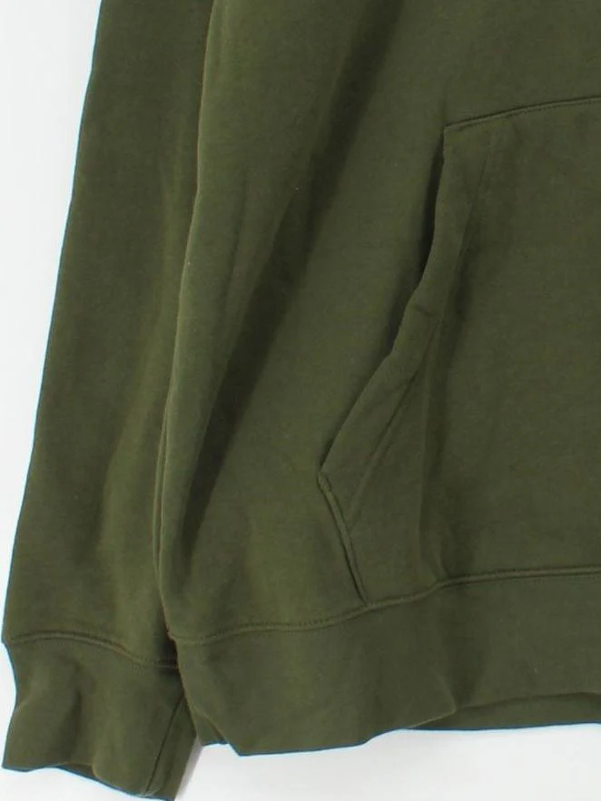 Nike Men's Hoodie XL Green Graphic Cotton with Polyester Pullover - Image 4