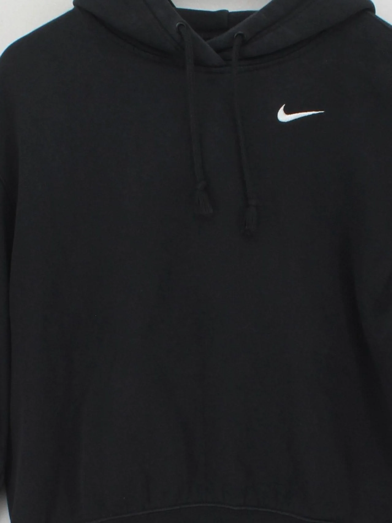 Nike Men's Hoodie XS Black Cotton with Polyester Pullover - Image 3