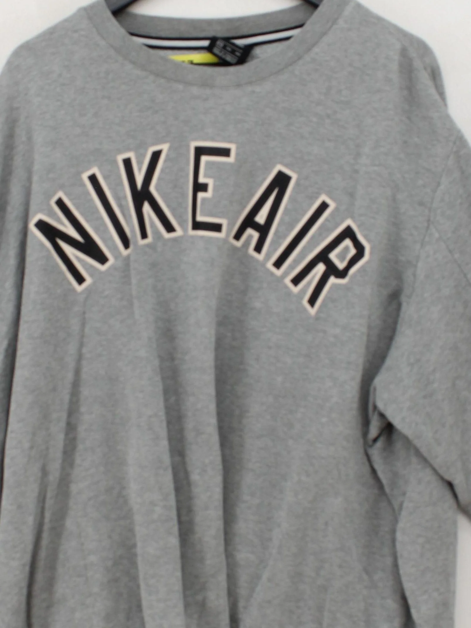 Nike Men's Hoodie XXL Grey Graphic Cotton with Polyester Pullover - Image 3
