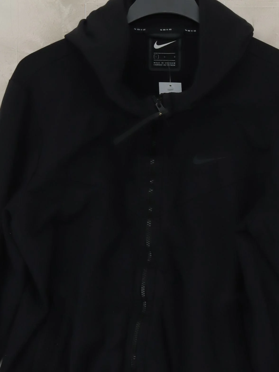 Nike Men's Jumper L Black Viscose with Nylon, Elastane Crew Neck Pullover - Image 3