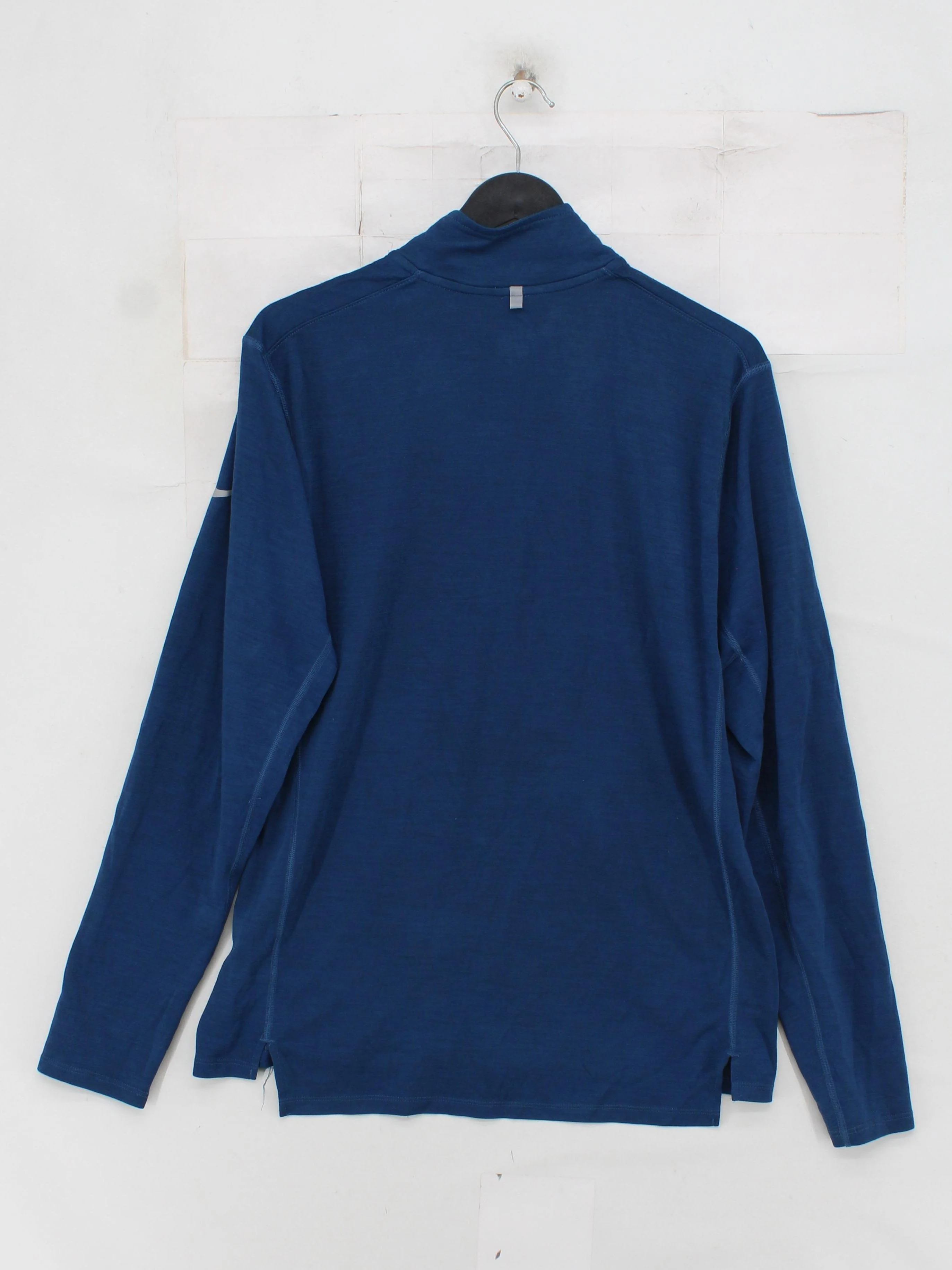Nike Men's Loungewear M Blue 100% Polyester Mock Neck Basic - Image 2