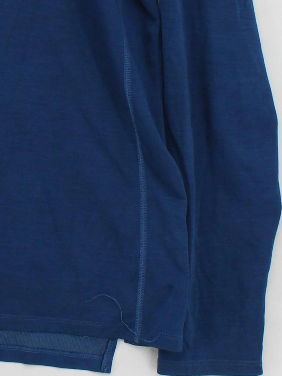 Nike Men's Loungewear M Blue 100% Polyester Mock Neck Basic - Image 4
