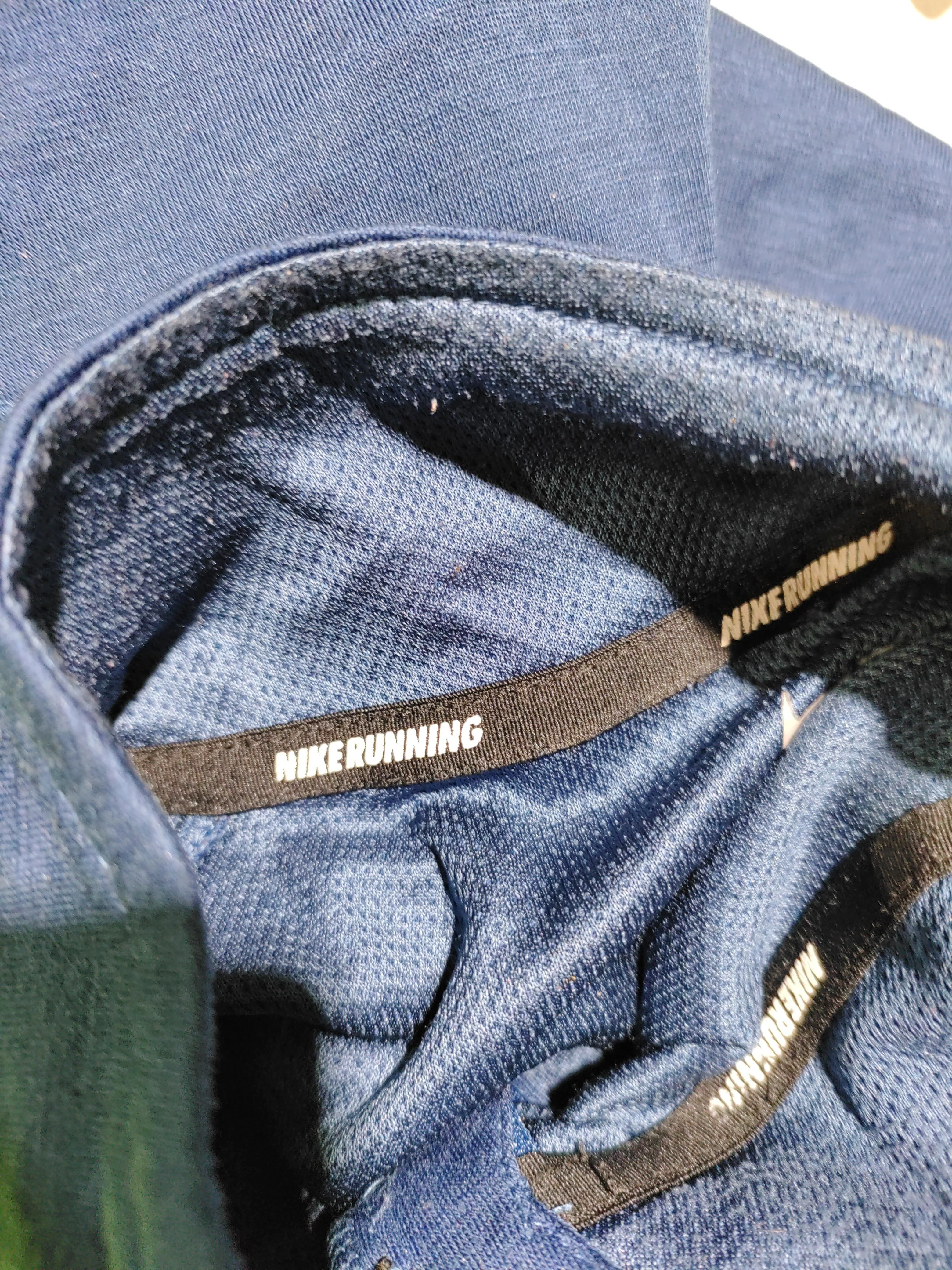 Nike Men's Loungewear M Blue 100% Polyester Mock Neck Basic - Image 7